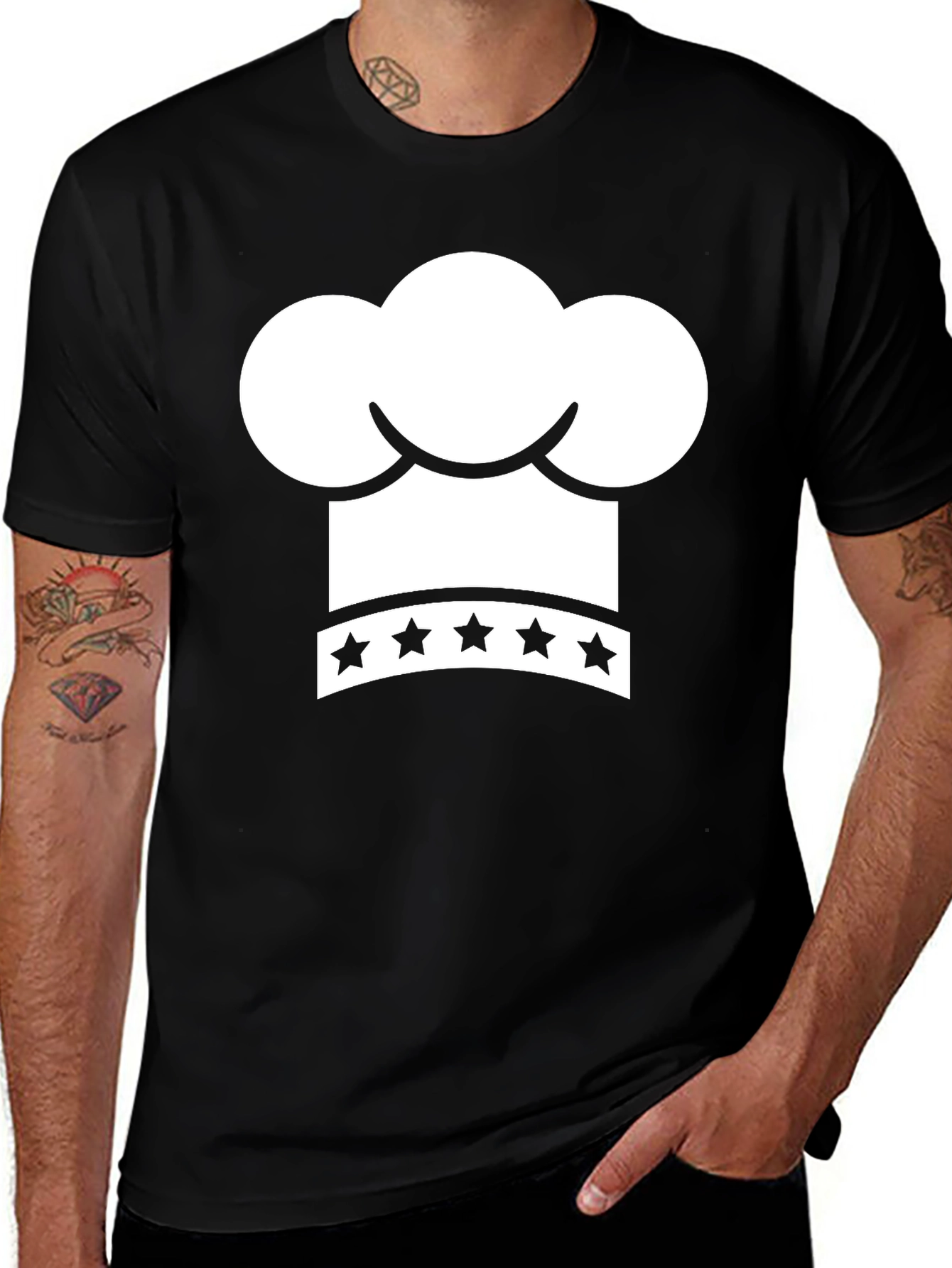 Variant 16 of Chef Hat Graphic T-Shirt - Culinary Star Apparel
