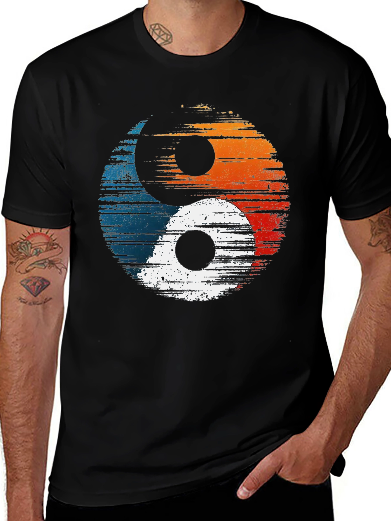 Variant 25 of Yin Yang Graphic Tee - Balance & Style