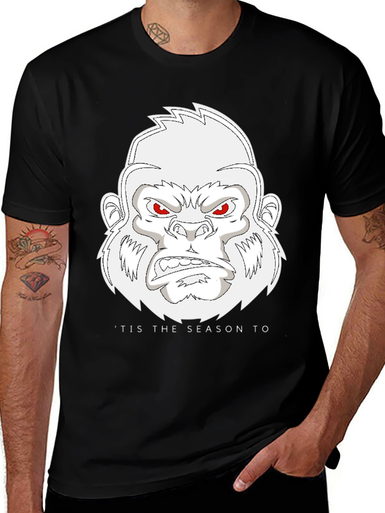 Variant 14 of Cool Gorilla Graphic Tee