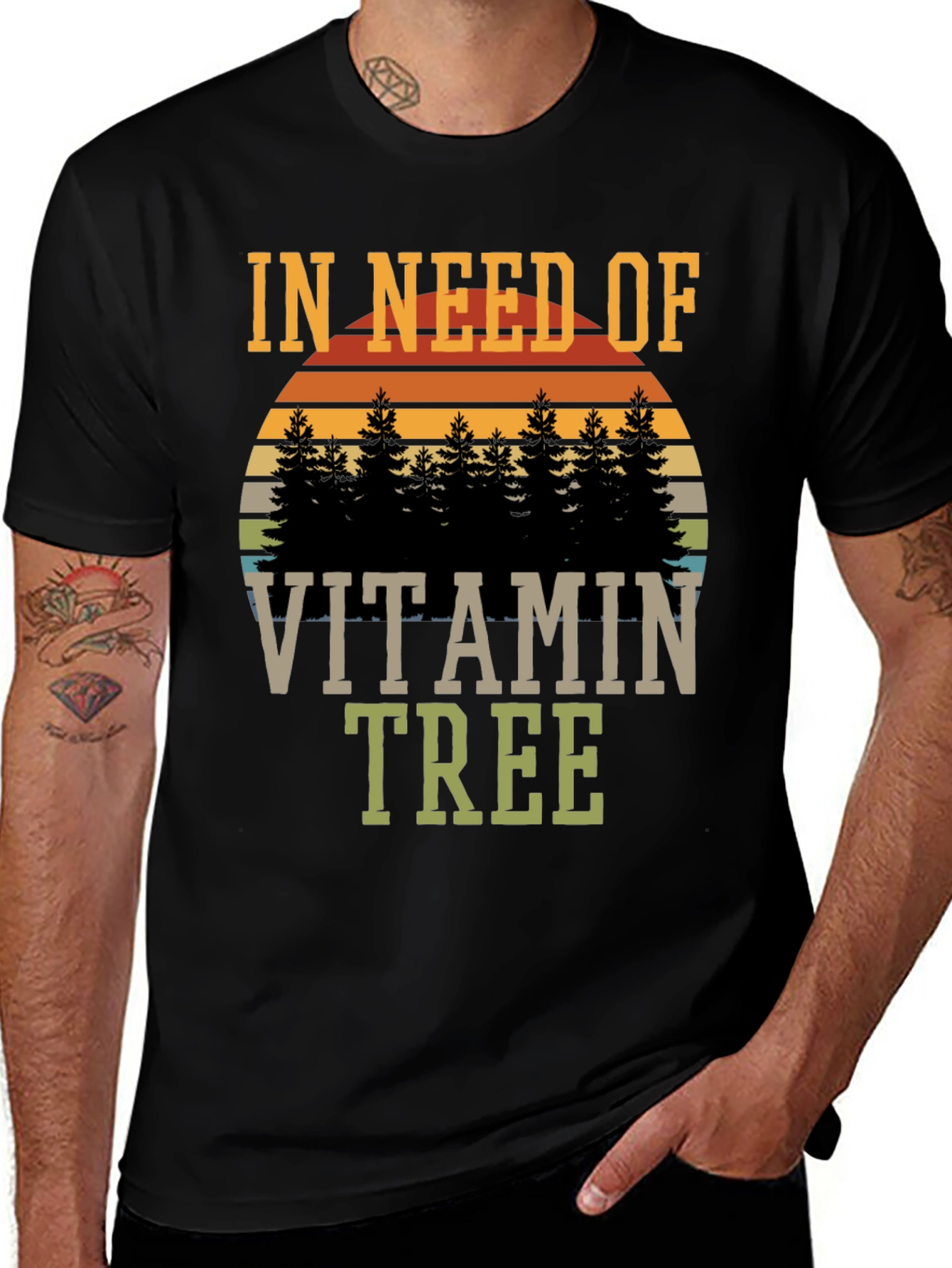 Variant 12 of In Need of Vitamin Tree T-Shirt Nature Graphic Tee