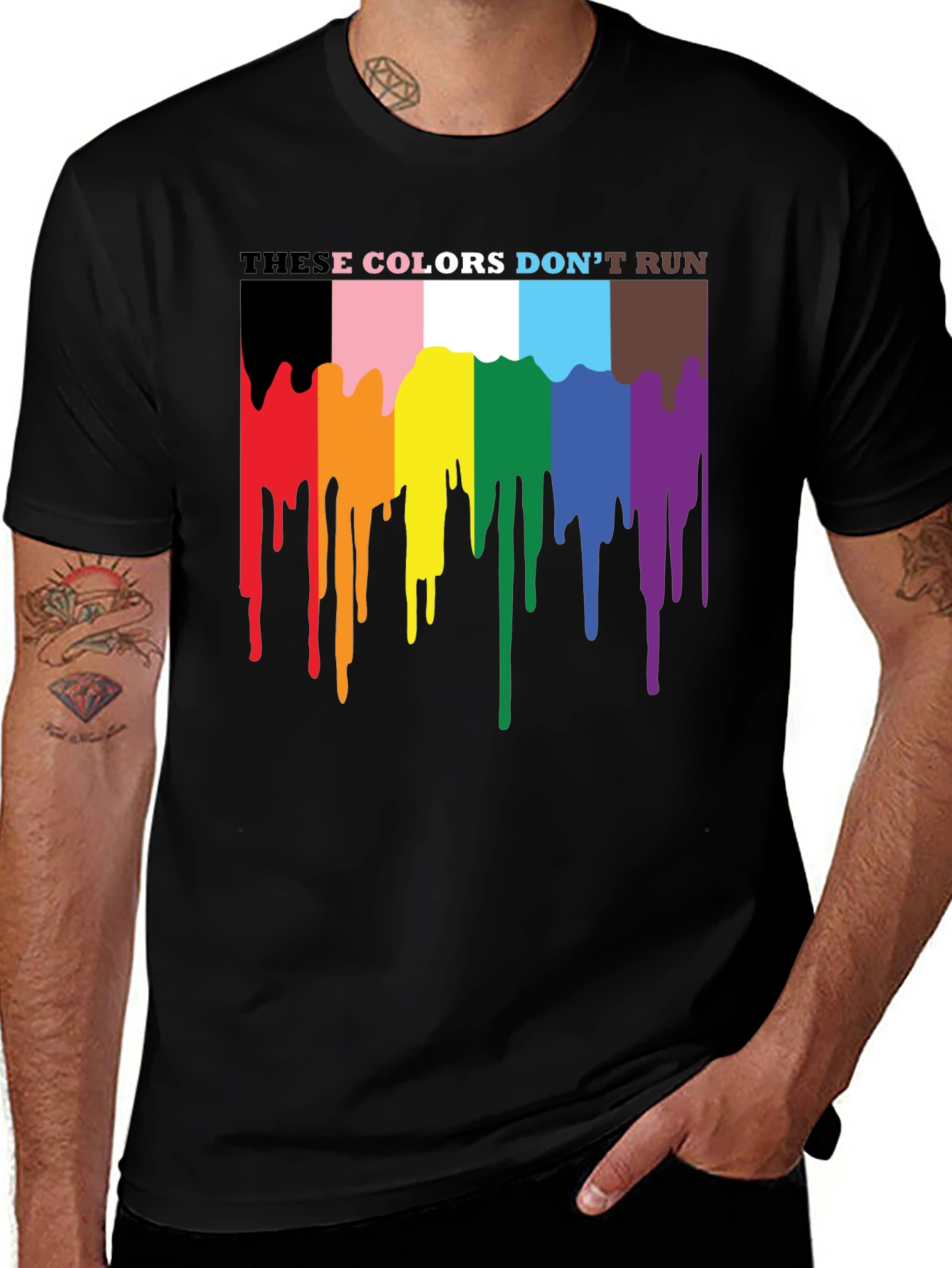 Variant 15 of These Colors Don't Run Pride T-Shirt