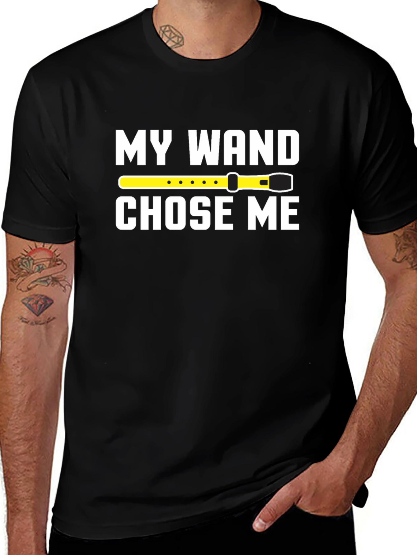My Wand Chose Me T-Shirt, Funny Music Teacher Tee