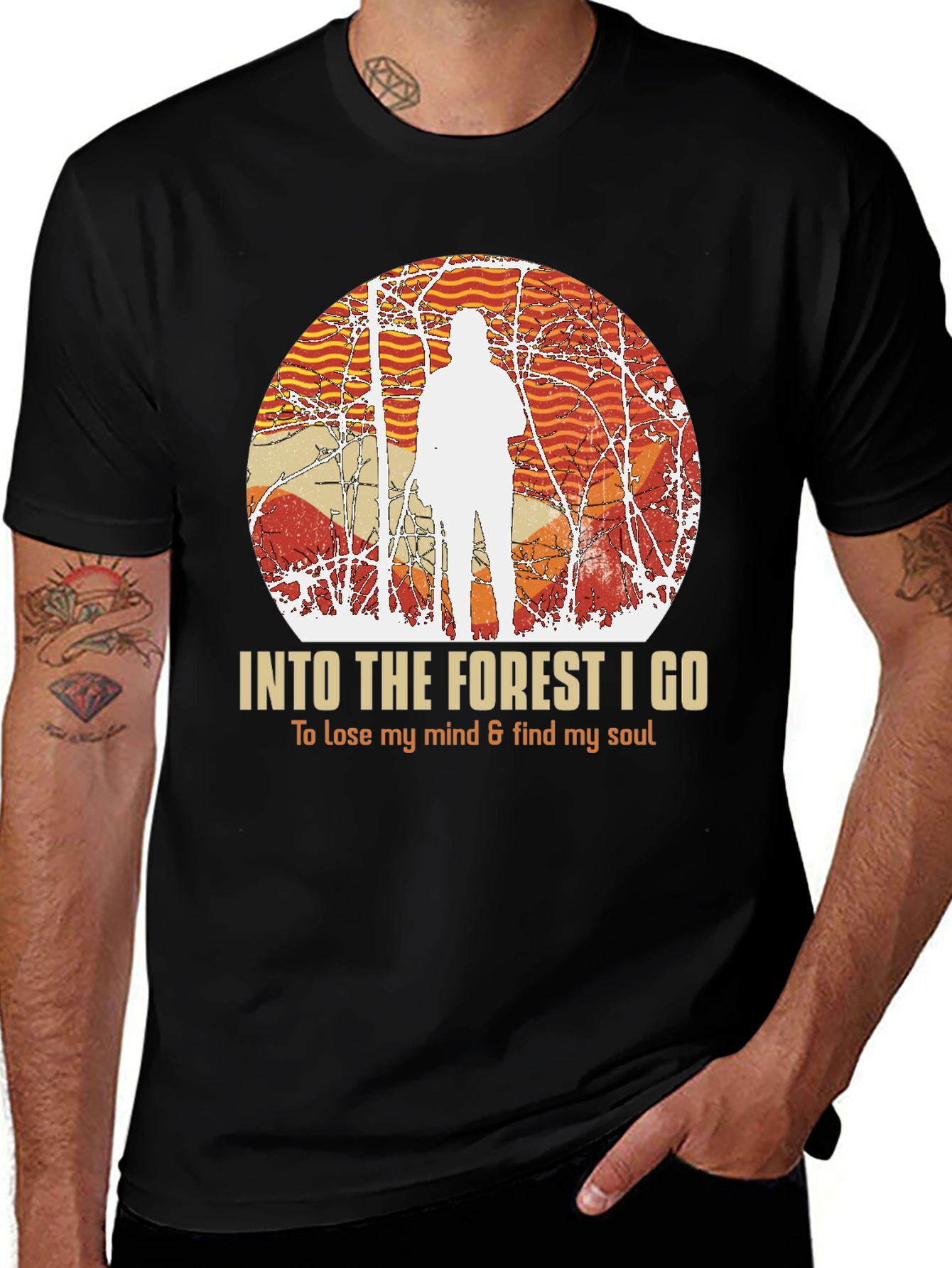 Variant 19 of Into the Forest T-Shirt - Nature & Soul