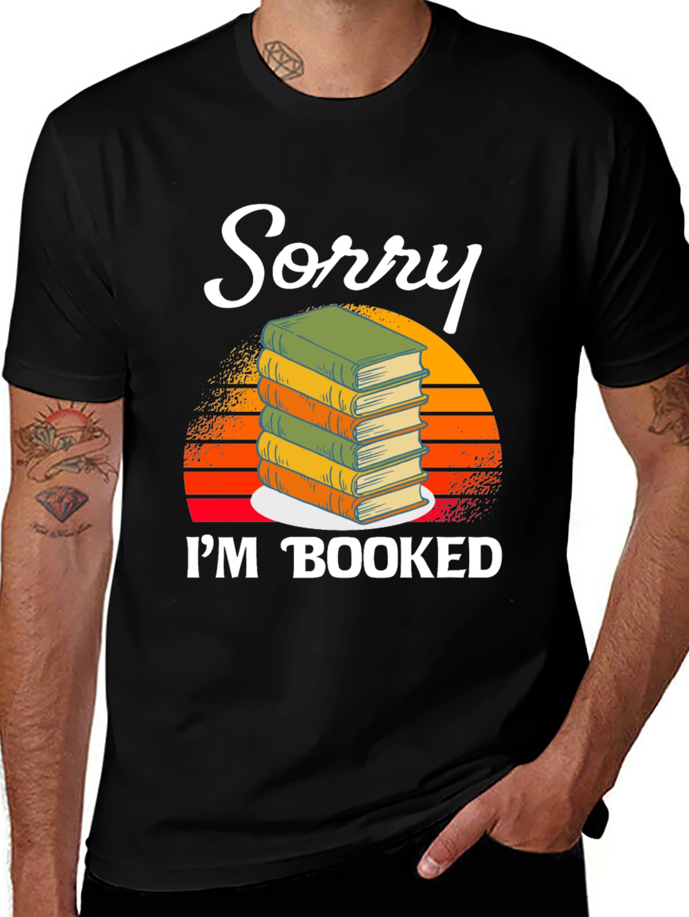 Variant 10 of Booked Funny Reader Graphic T-Shirt