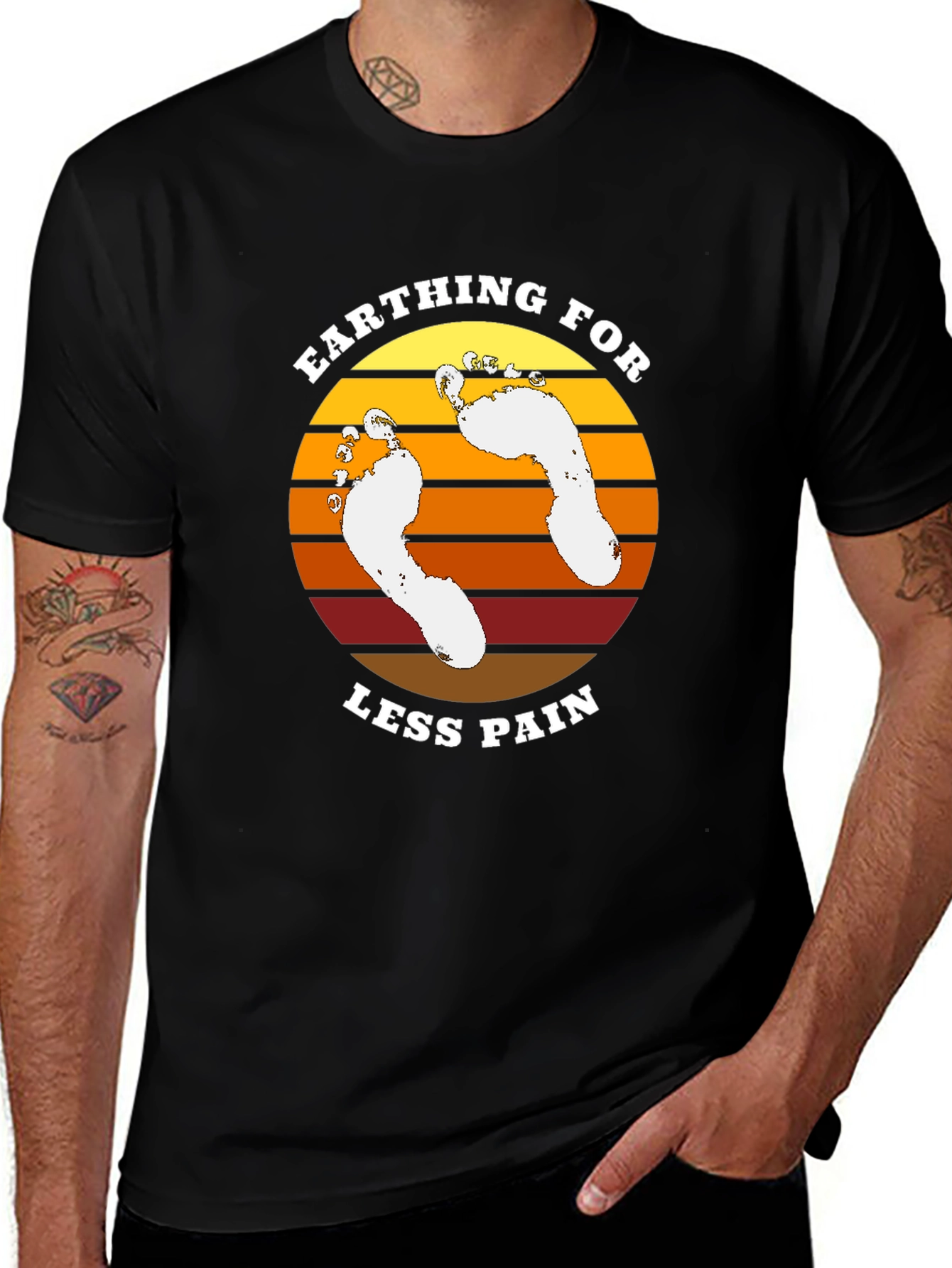 Variant 15 of Earthing for Less Pain Graphic Tee