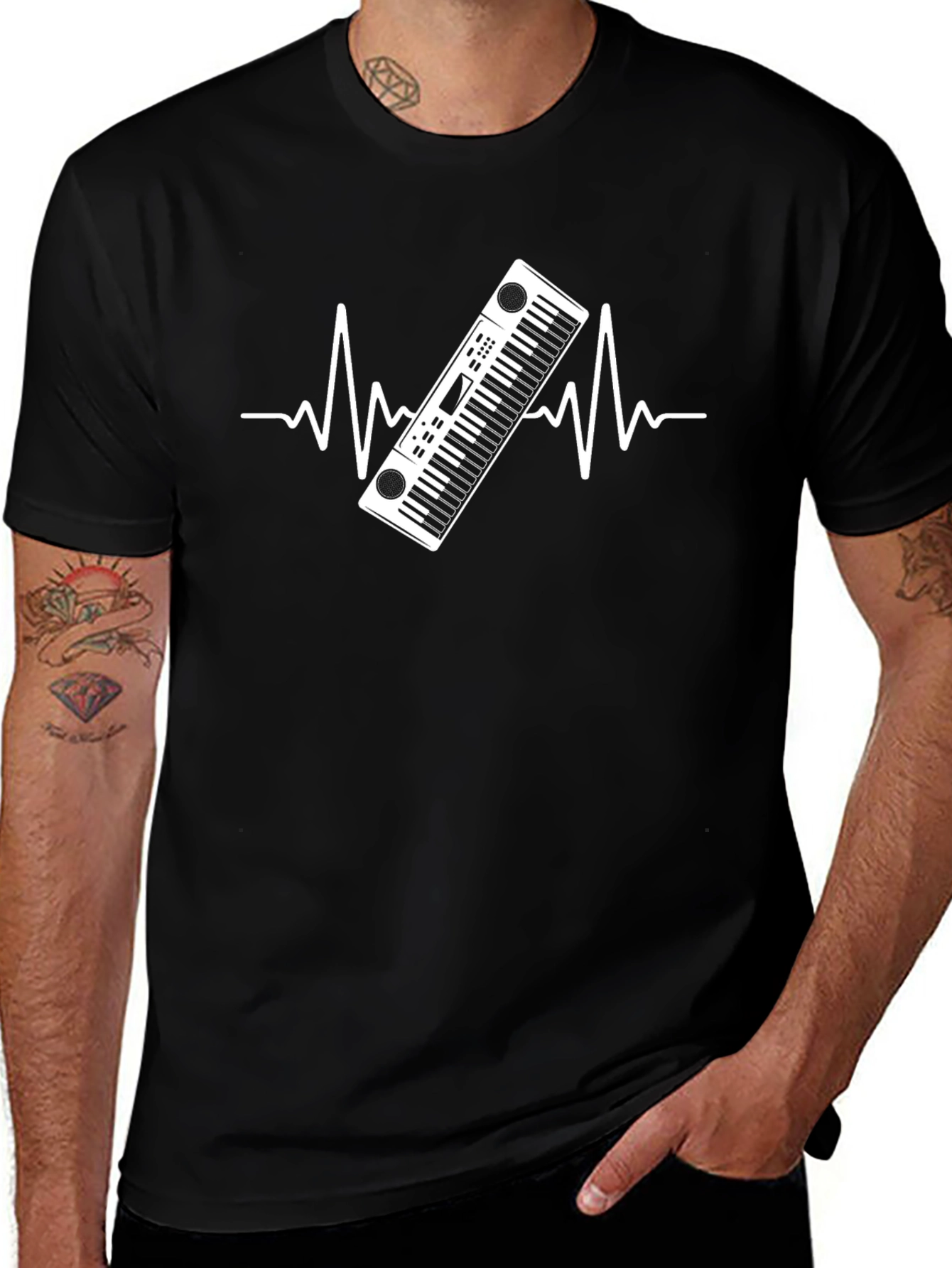 Variant 2 of Music Heartbeat T-Shirt
