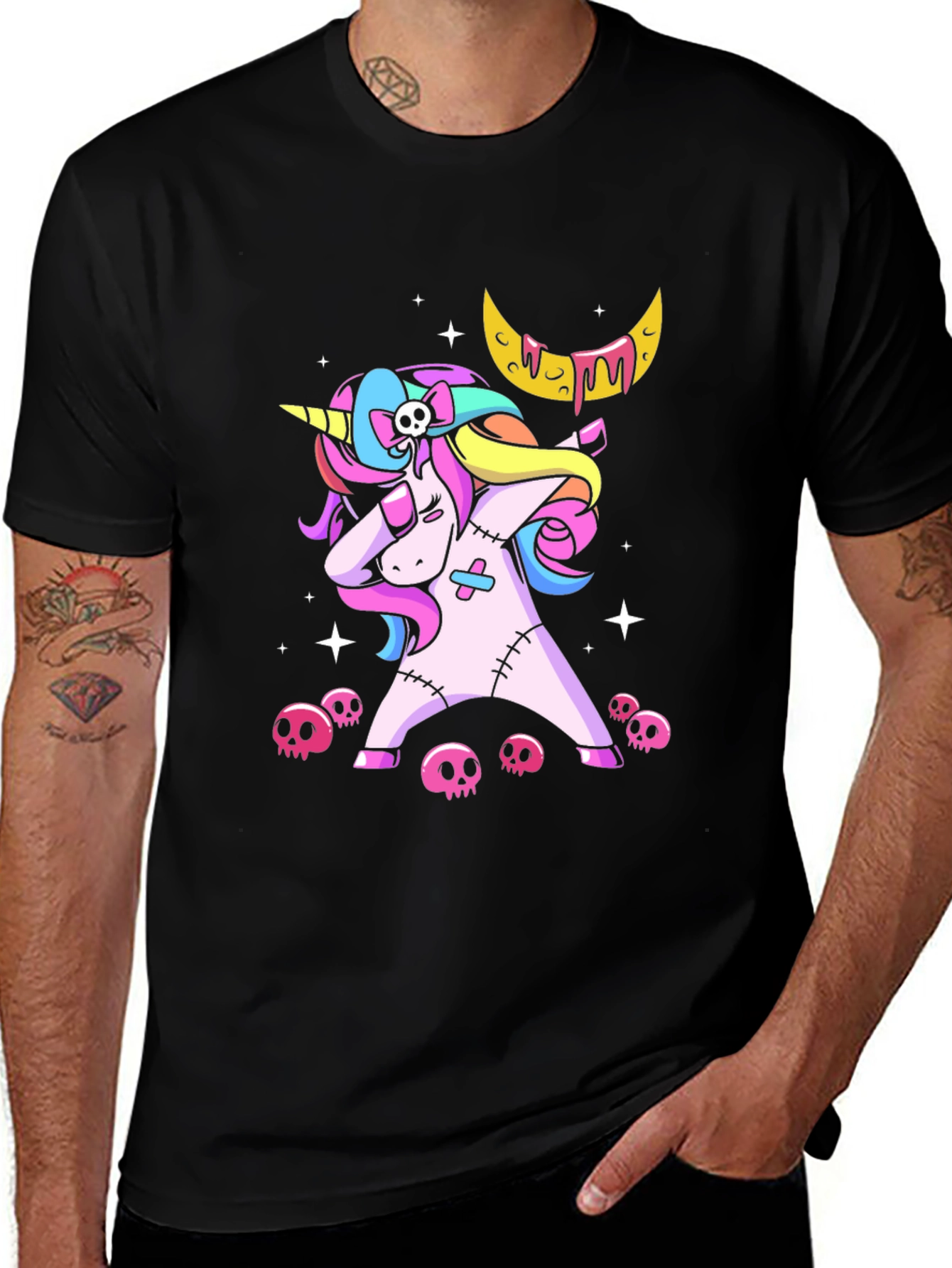 Variant 24 of Zombie Unicorn Dabbing T-Shirt 