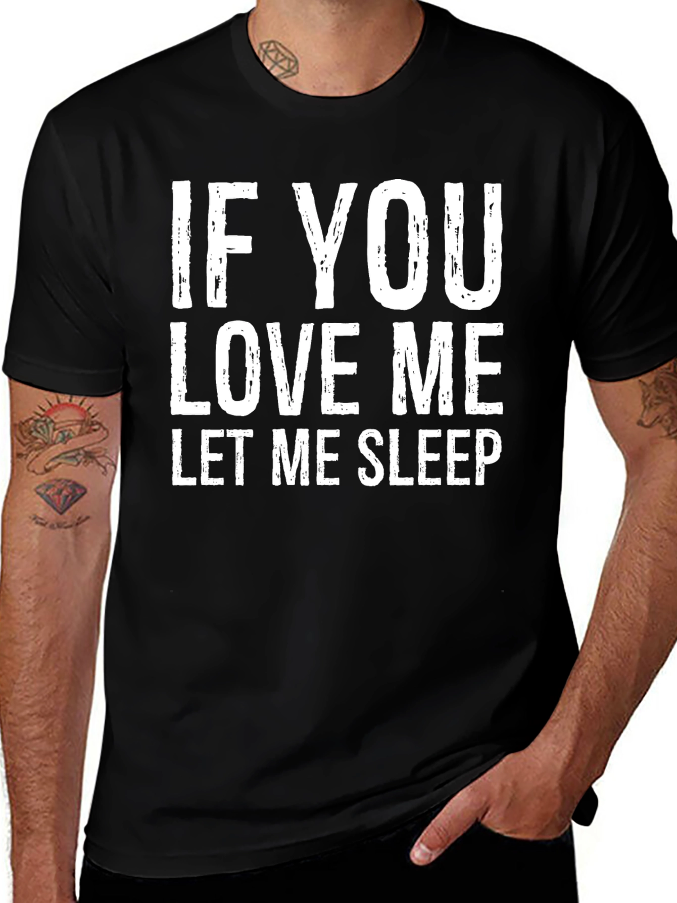 Variant 9 of Funny If You Love Me Let Me Sleep Graphic T-Shirt