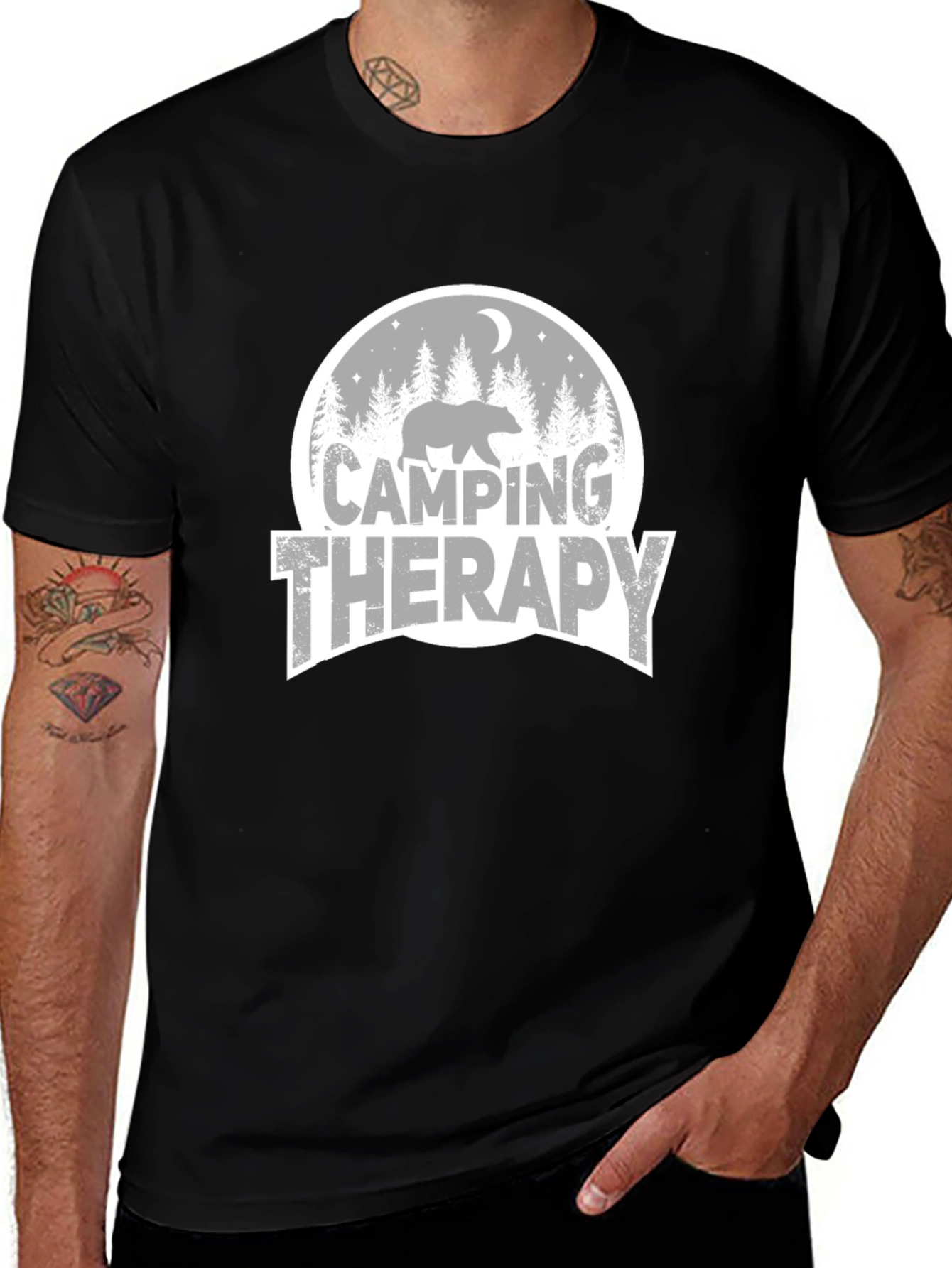 Variant 29 of Camping Therapy Graphic T-Shirt