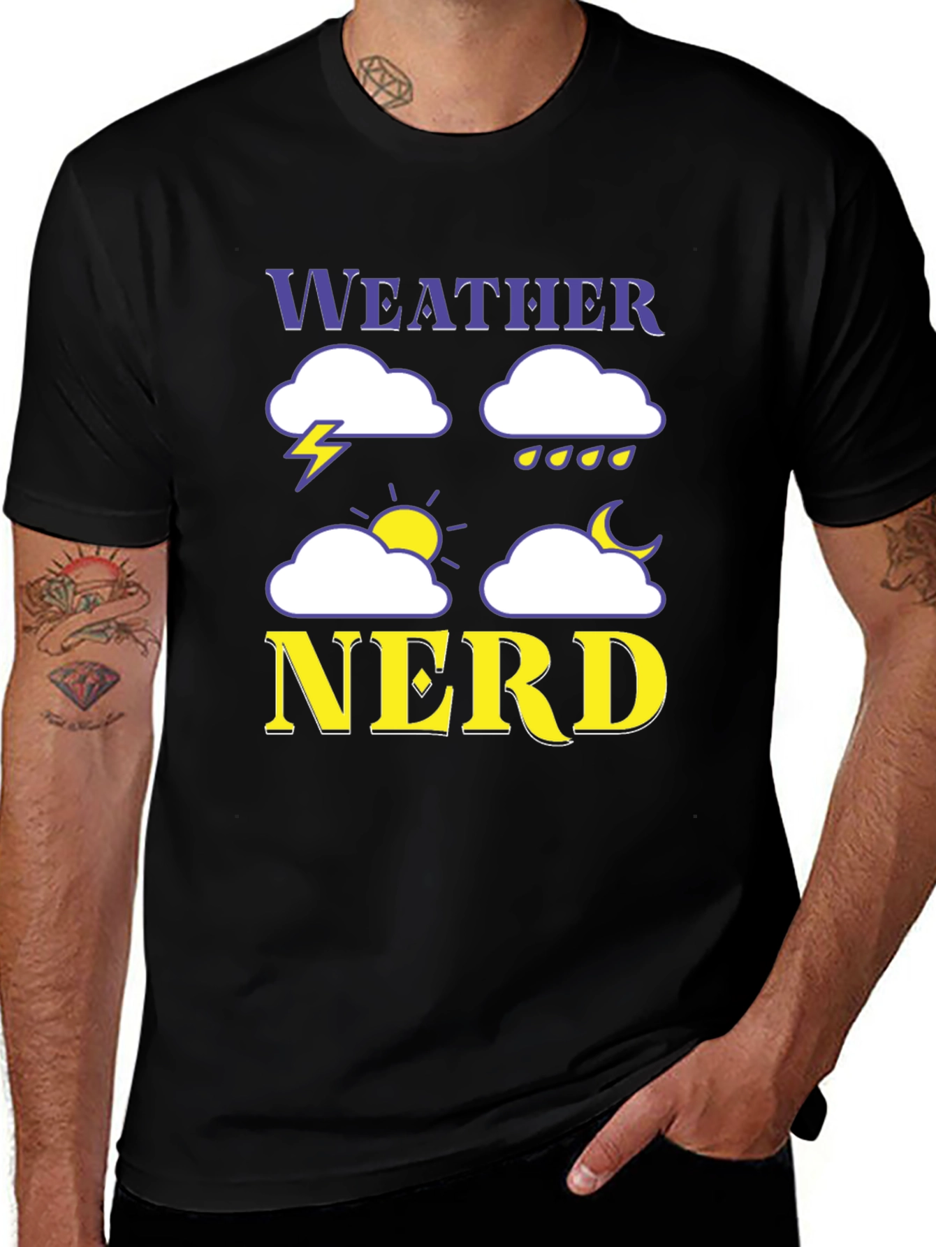 Variant 5 of Weather Nerd Graphic T-Shirt | Trendy Tee