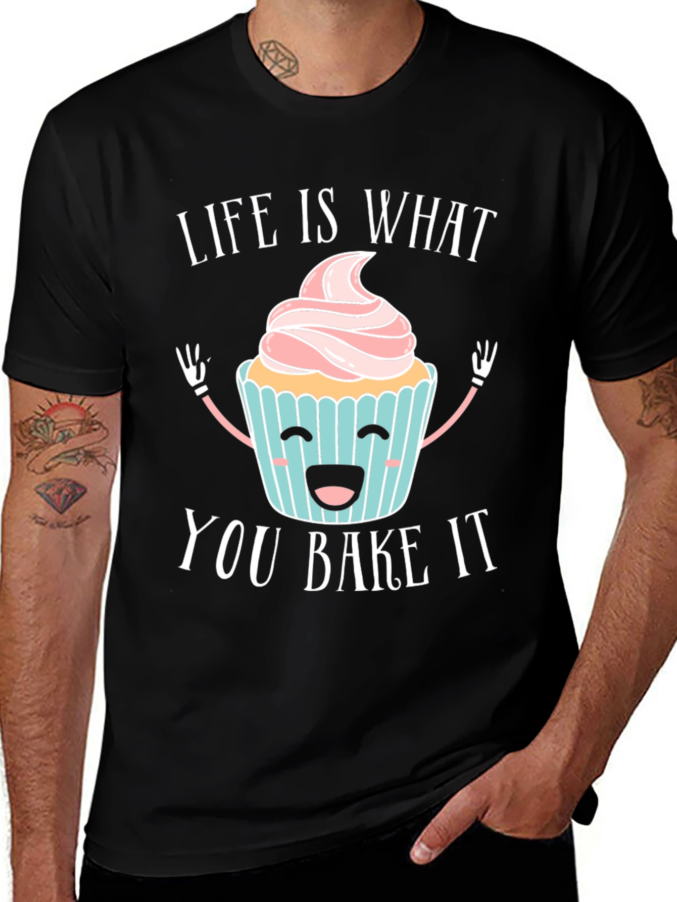 Variant 23 of Life is What You Bake It T-Shirt
