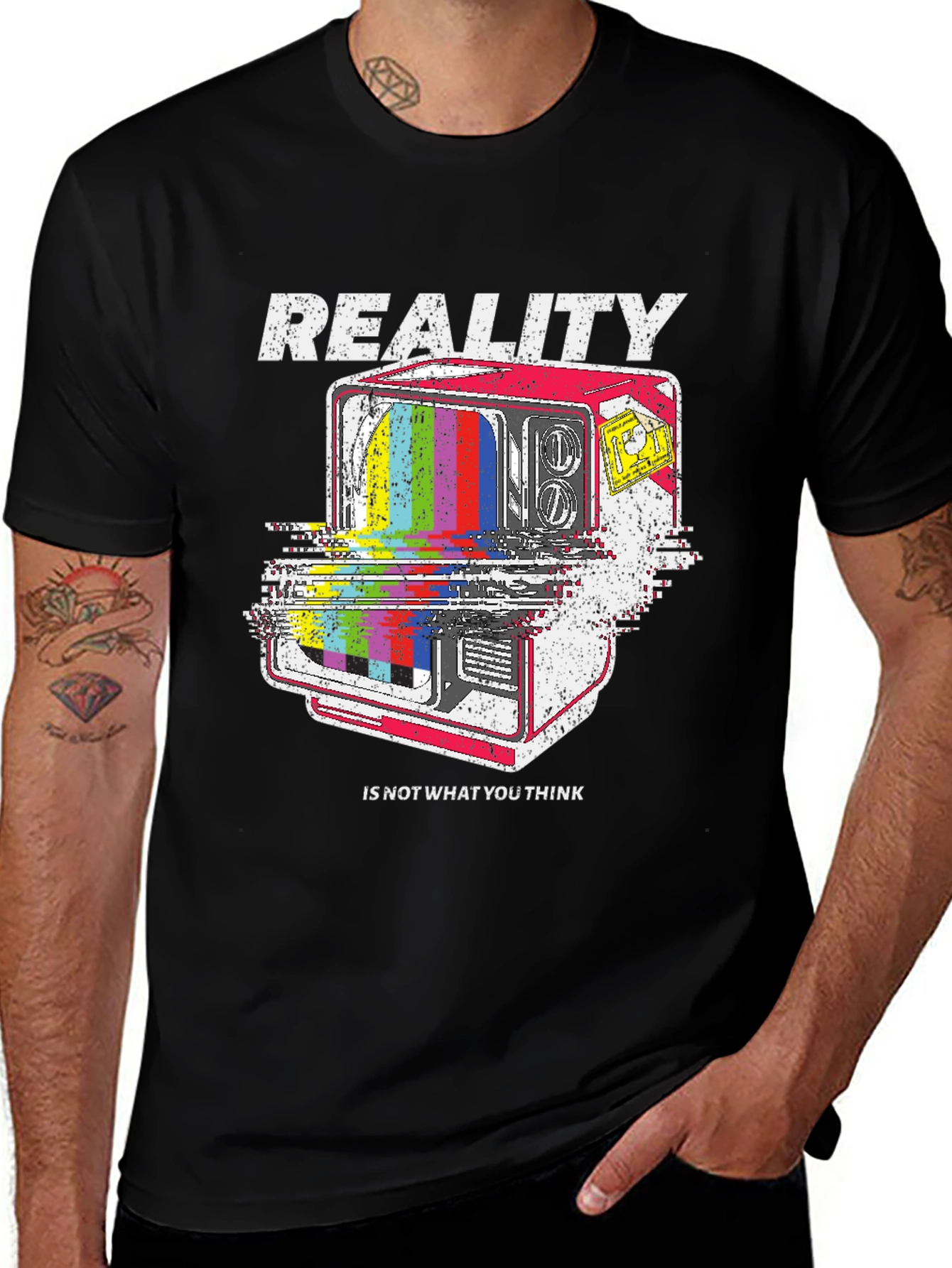 Variant 16 of Reality Distorted Tee - Unique Graphic T-Shirt