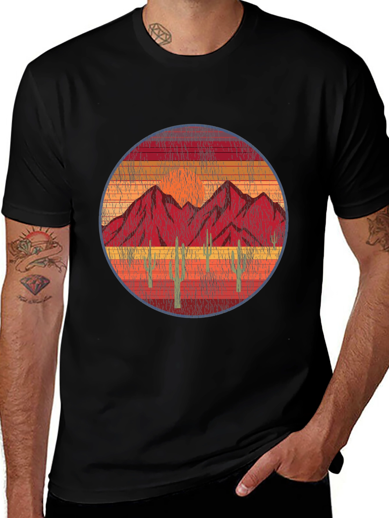 Variant 24 of Mountain Sunset Graphic Tee