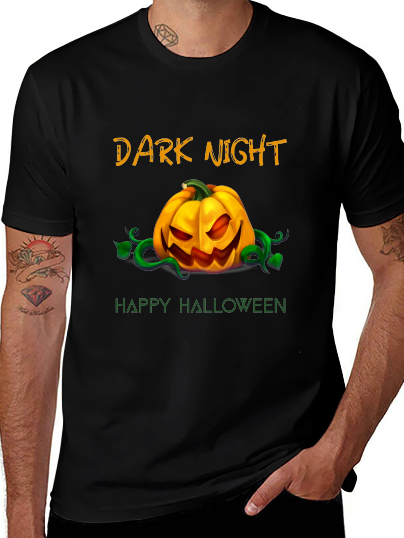 Variant 12 of Dark Night Happy Halloween Graphic T-Shirt