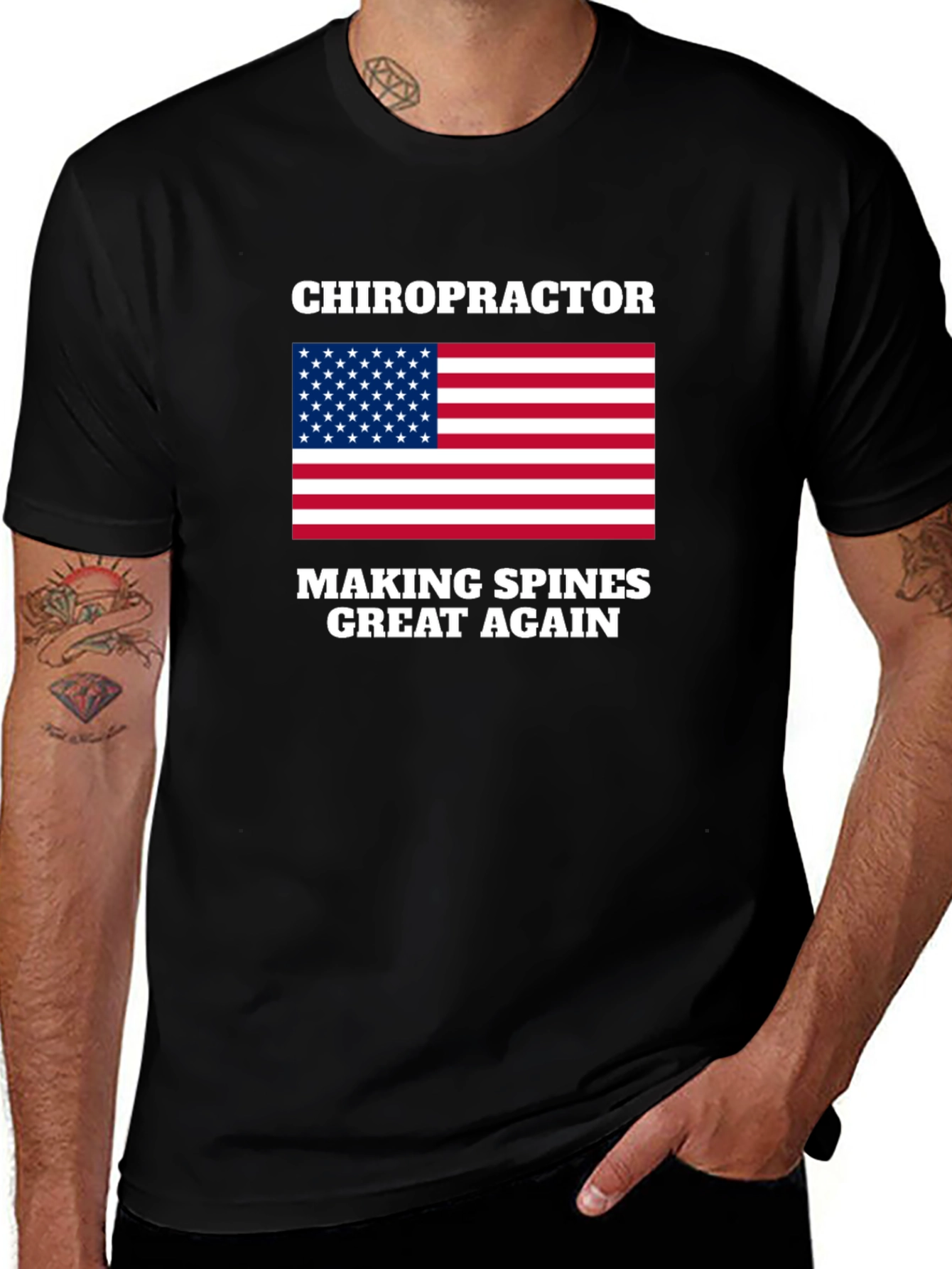 Variant 23 of Chiropractor - Making Spines Great Again T-Shirt