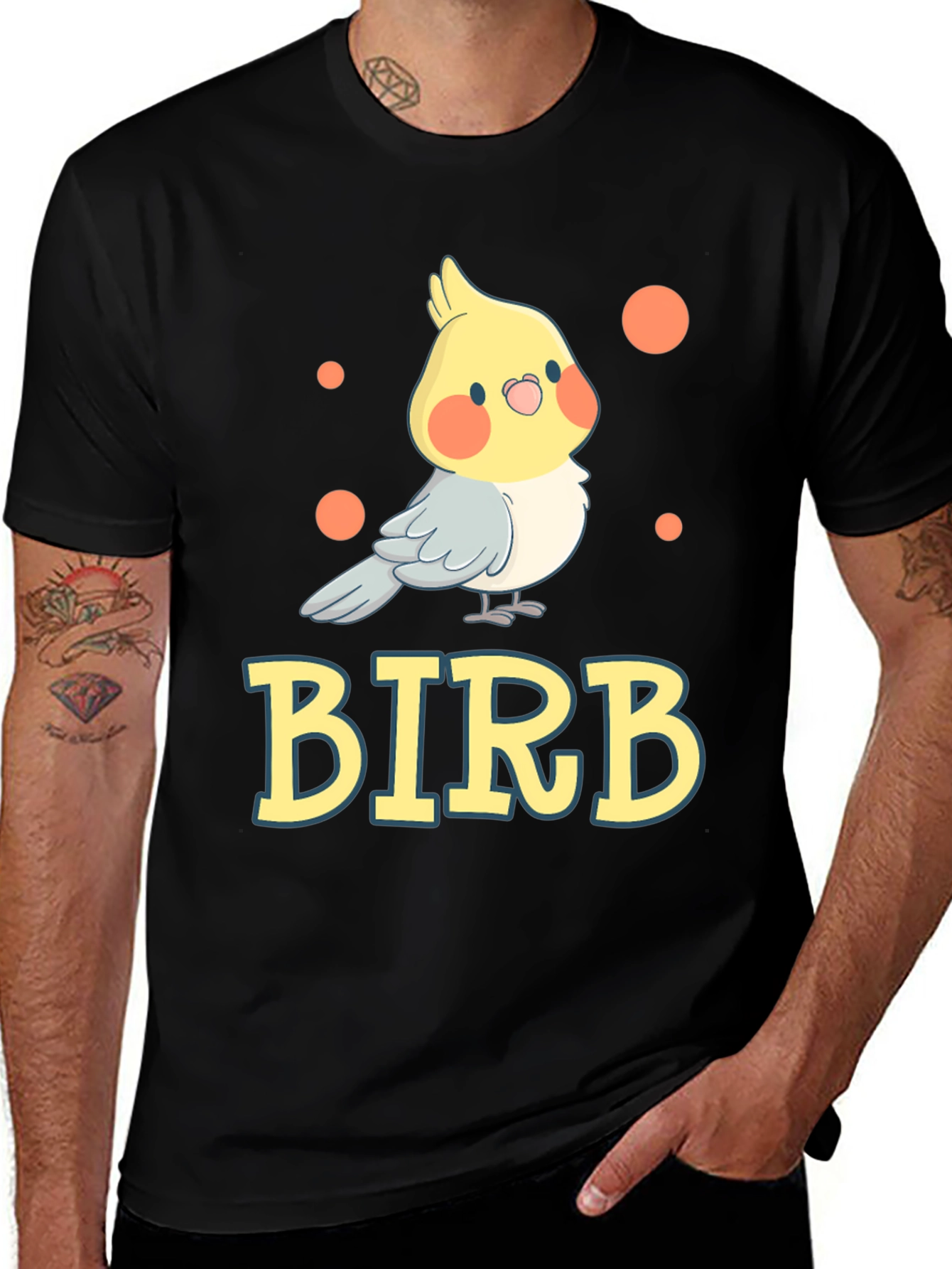 Variant 24 of BIRB T-Shirt - Cute Cockatiel Bird Design