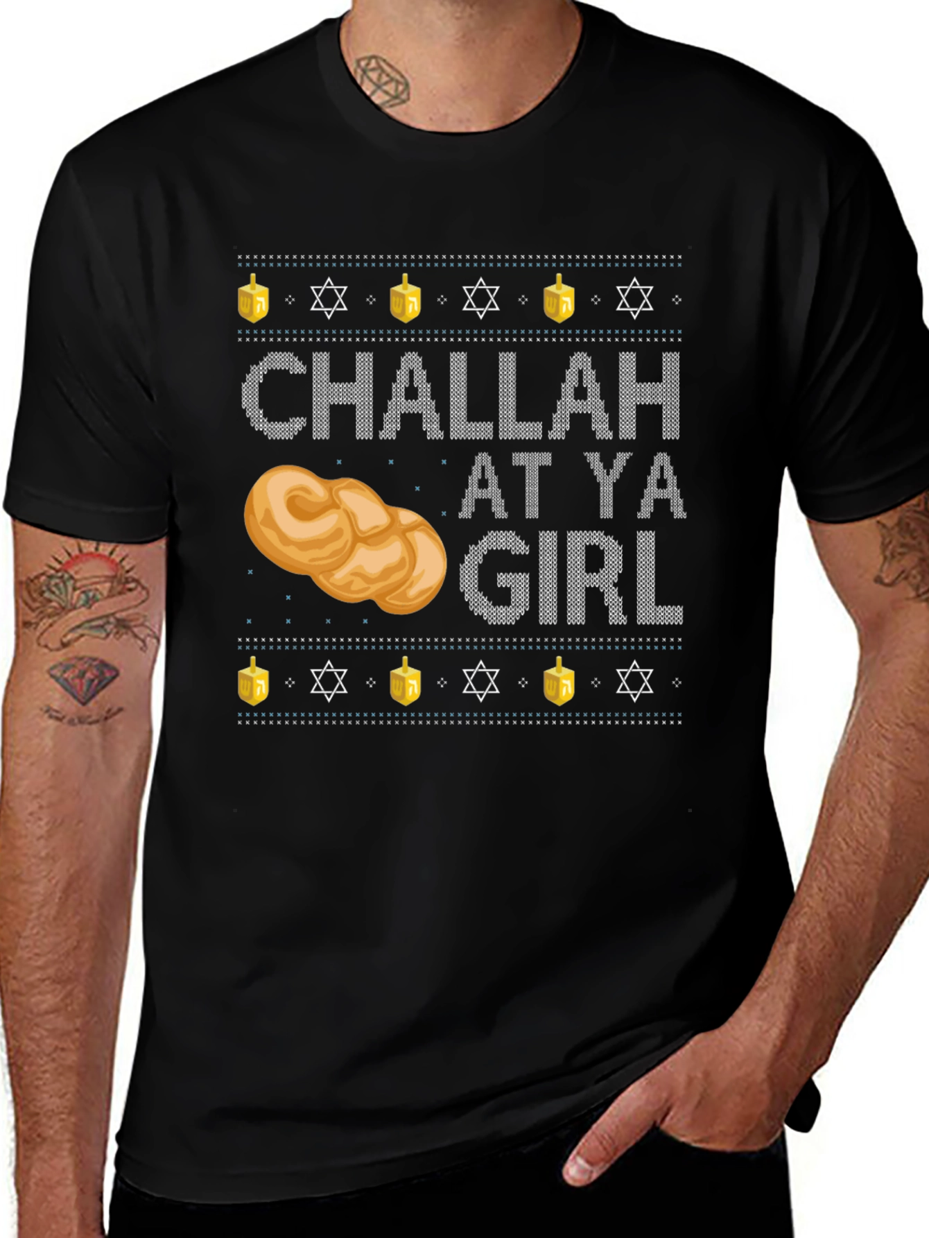 Challah at Ya Girl Hanukkah T-Shirt