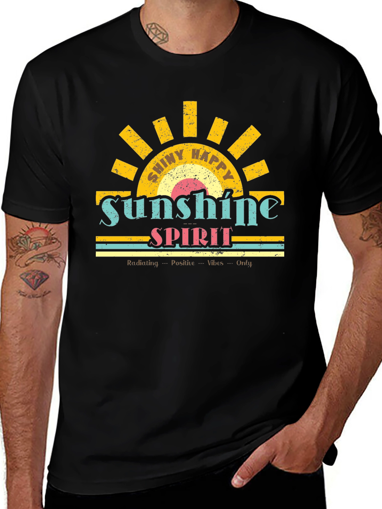 Variant 3 of Sunshine Spirit Graphic T-Shirt
