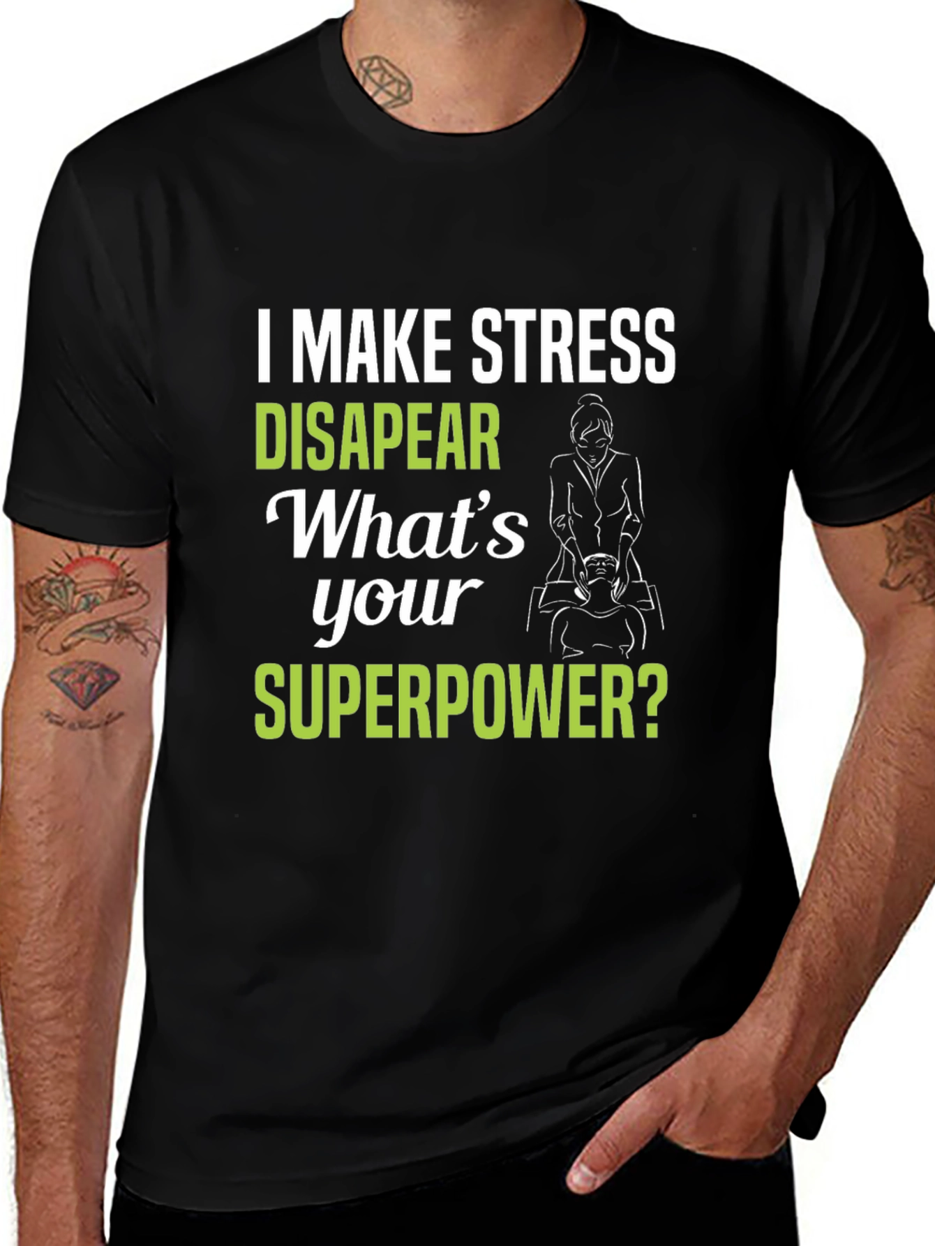 Variant 27 of Stress Relief Superpower T-Shirt