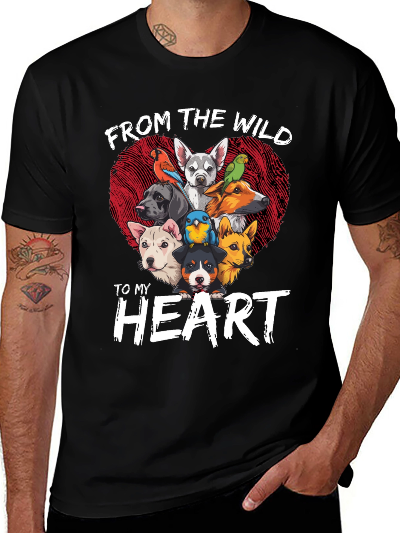 Variant 23 of Wild at Heart Graphic Tee