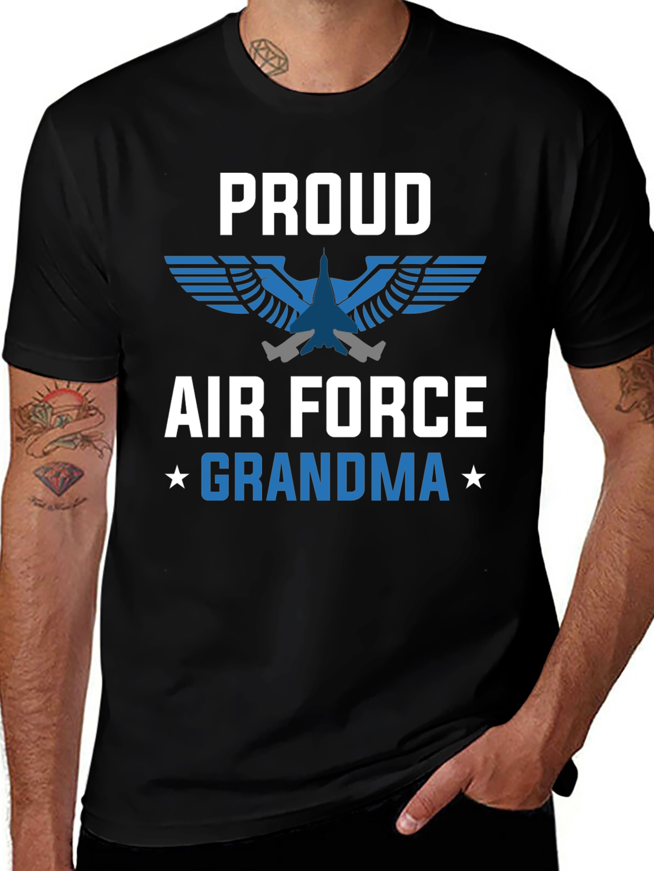 Variant 12 of Proud Air Force Grandma T-Shirt