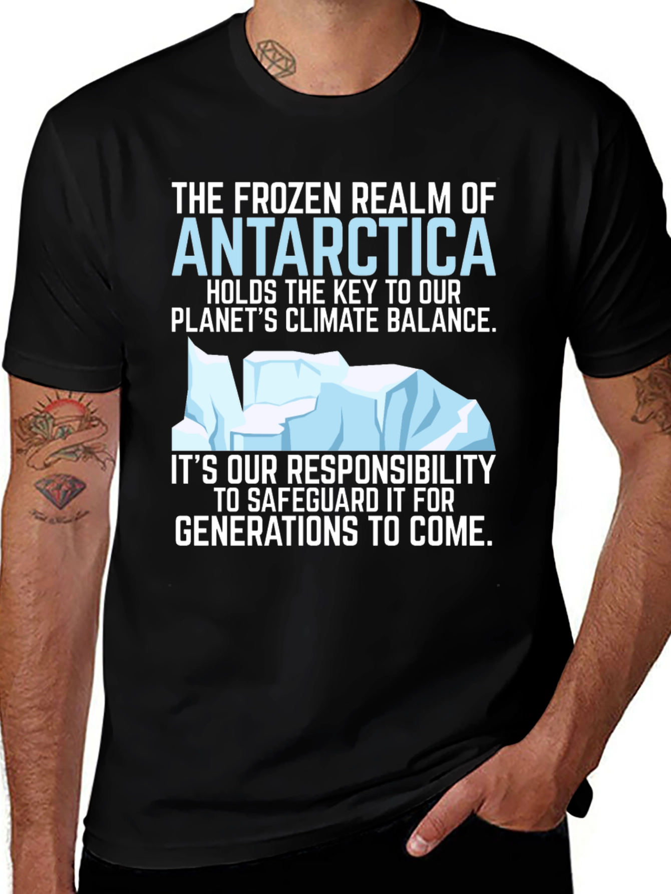 Antarctica Climate Balance Graphic T-Shirt
