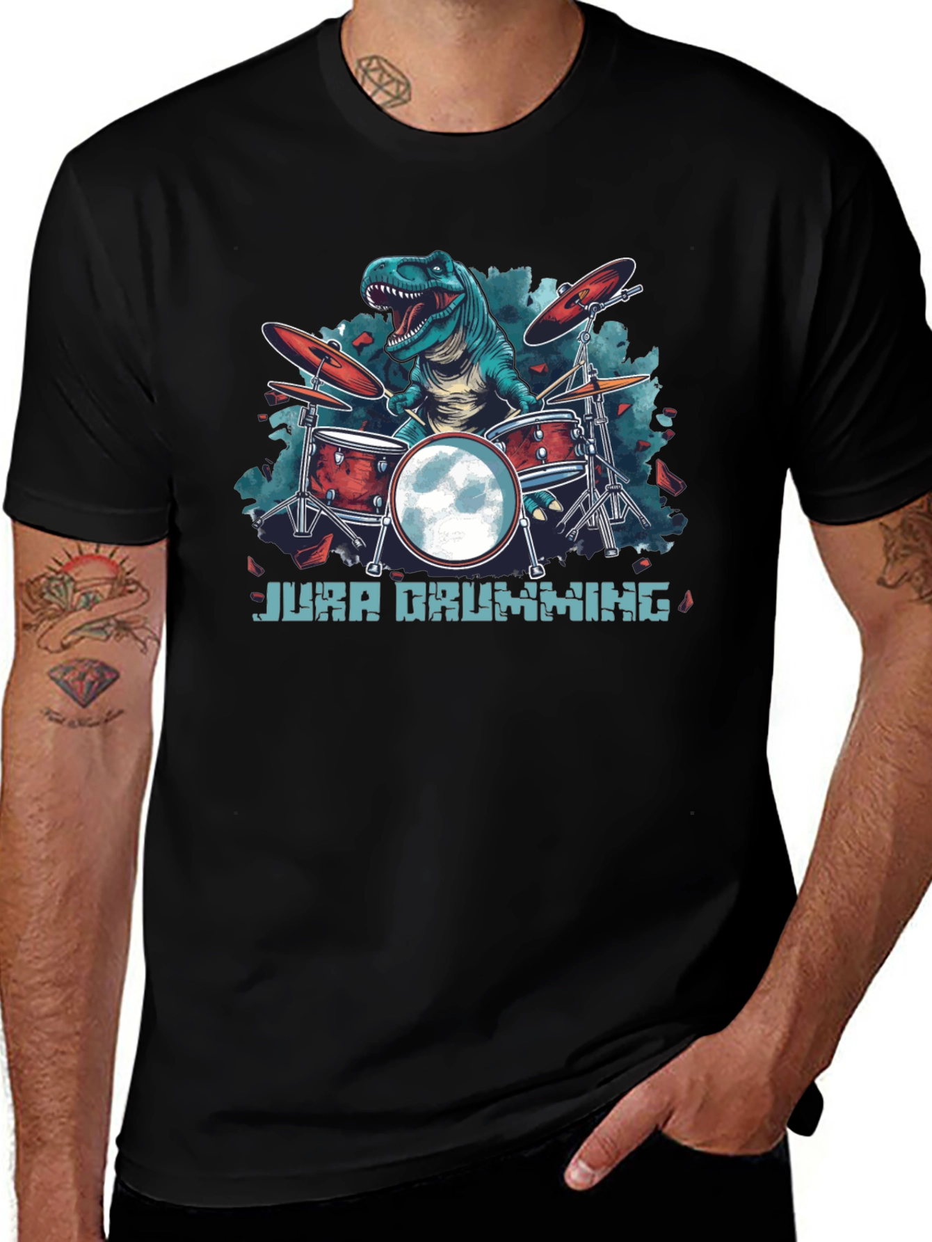 Jurassic Drumming T-Shirt