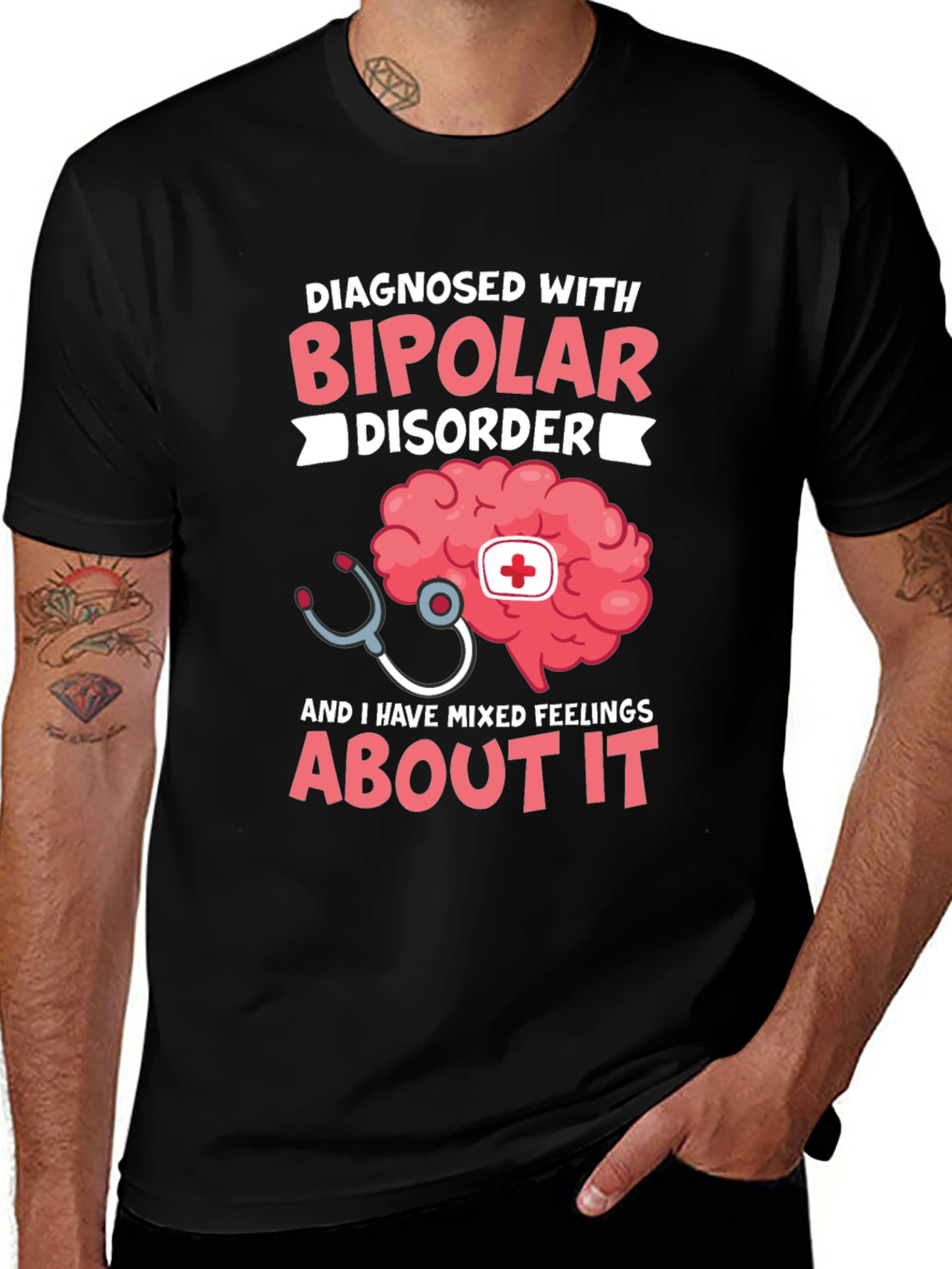 Variant 13 of Bipolar Disorder Tee - Mixed Feelings T-Shirt