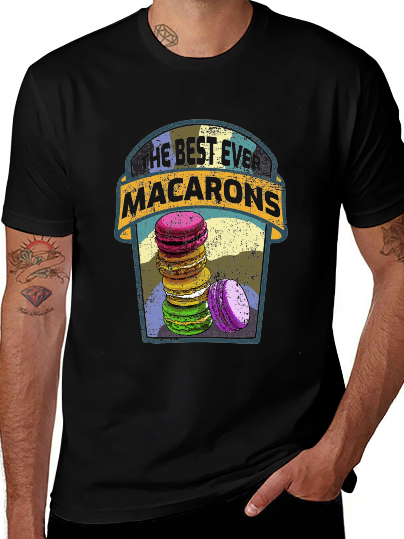 Variant 9 of Macarons T-Shirt - Best Ever Dessert Tee