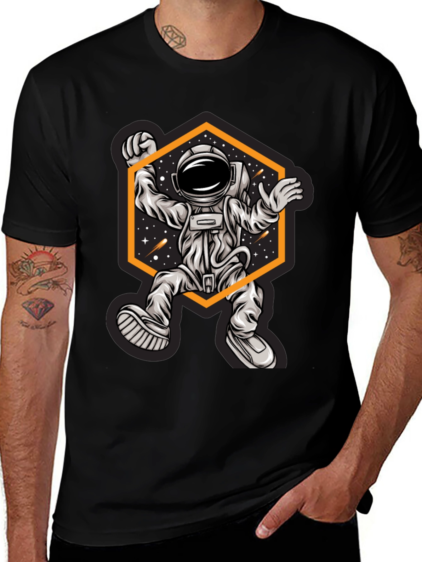 Variant 26 of Astronaut in Space T-Shirt - Graphic Tee