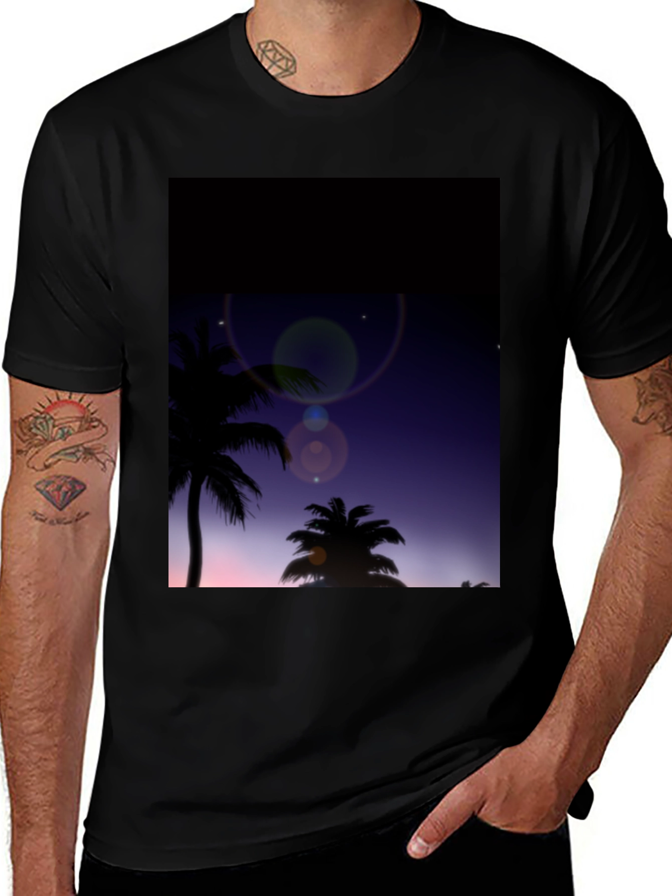 Variant 15 of Tropical Sunset Graphic T-Shirt