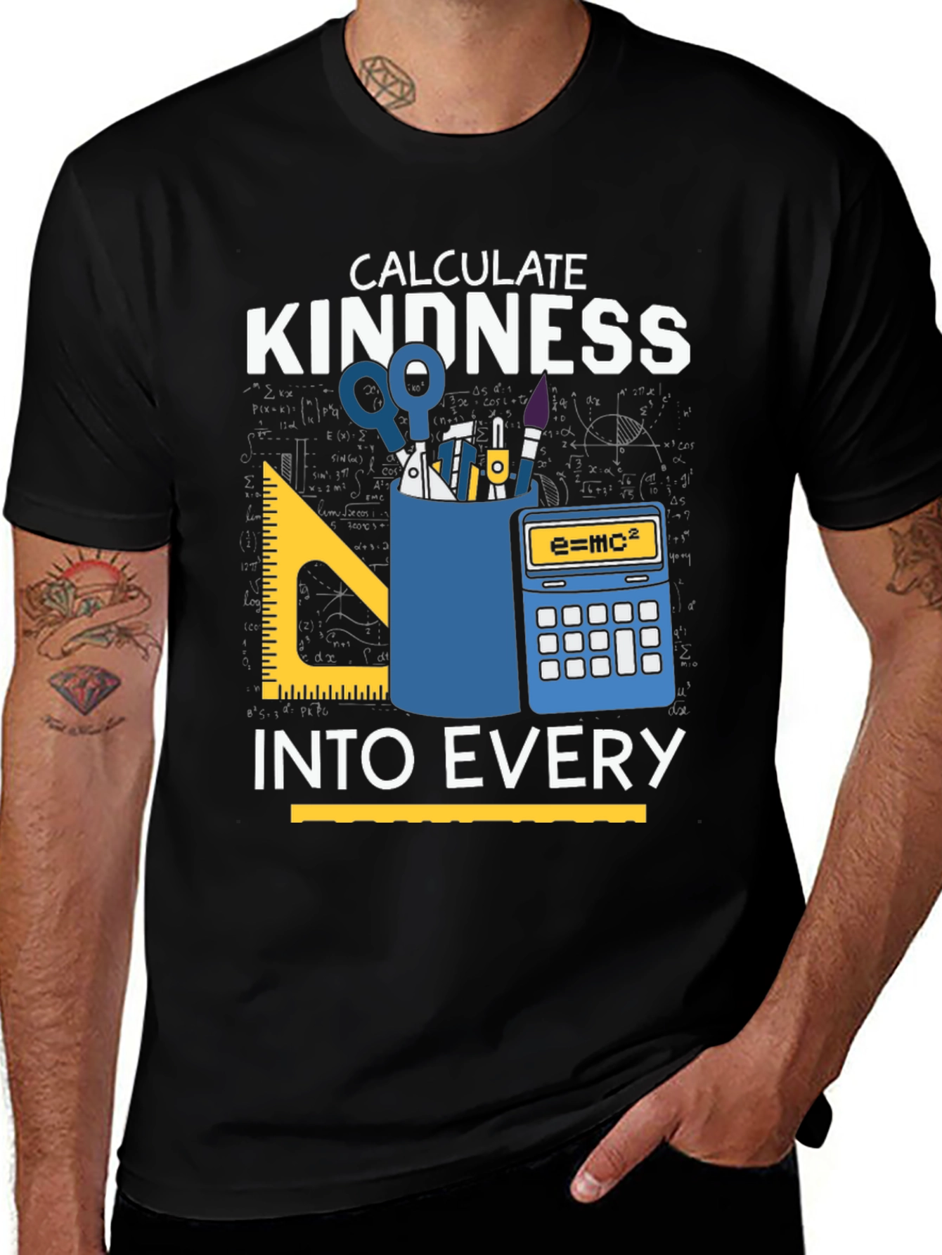 Variant 21 of Calculate Kindness T-Shirt - Science Math Design