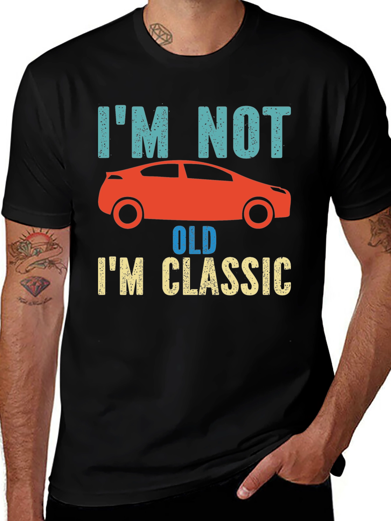 Variant 27 of Classic Car T-Shirt - I'm Not Old, I'm Classic!