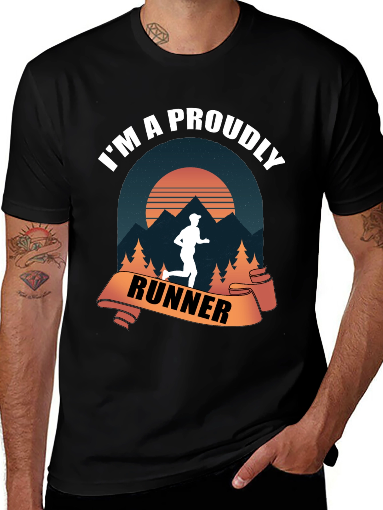 Proudly Runner T-Shirt - Men's Activewear