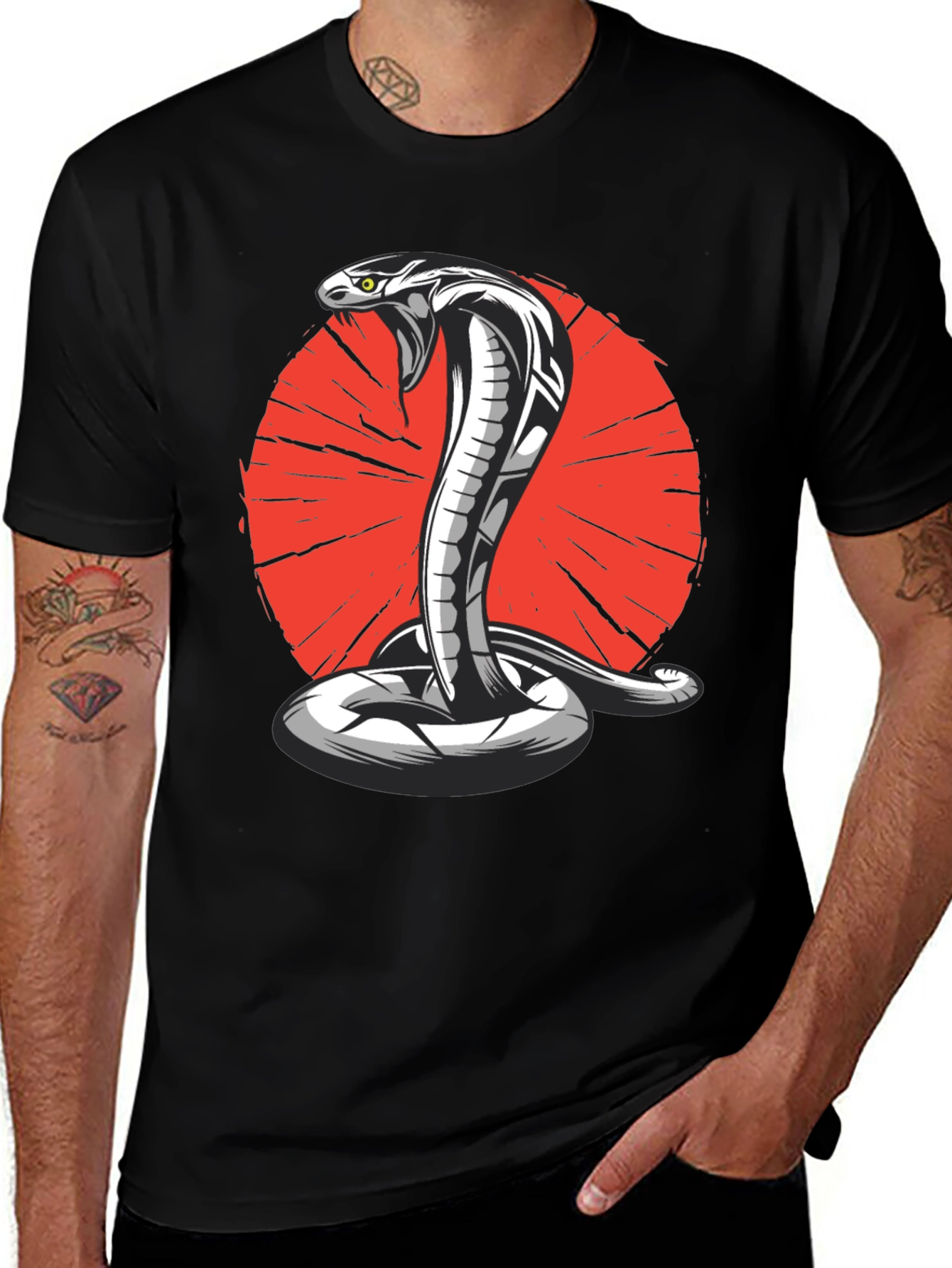 Variant 21 of Cobra Graphic Tee - Fierce Style