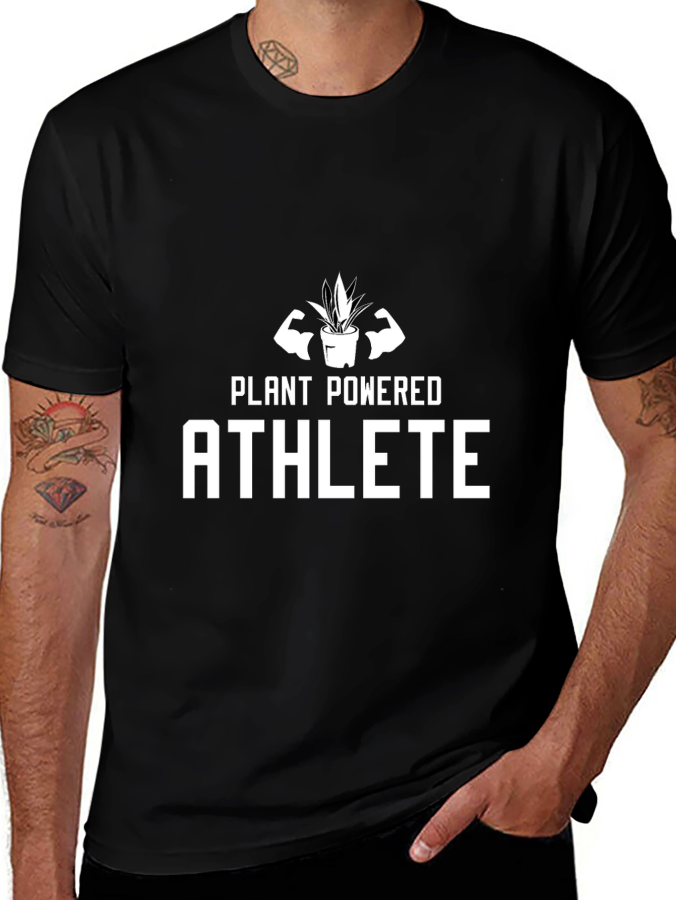 Variant 26 of Plant Powered Athlete Graphic Tee