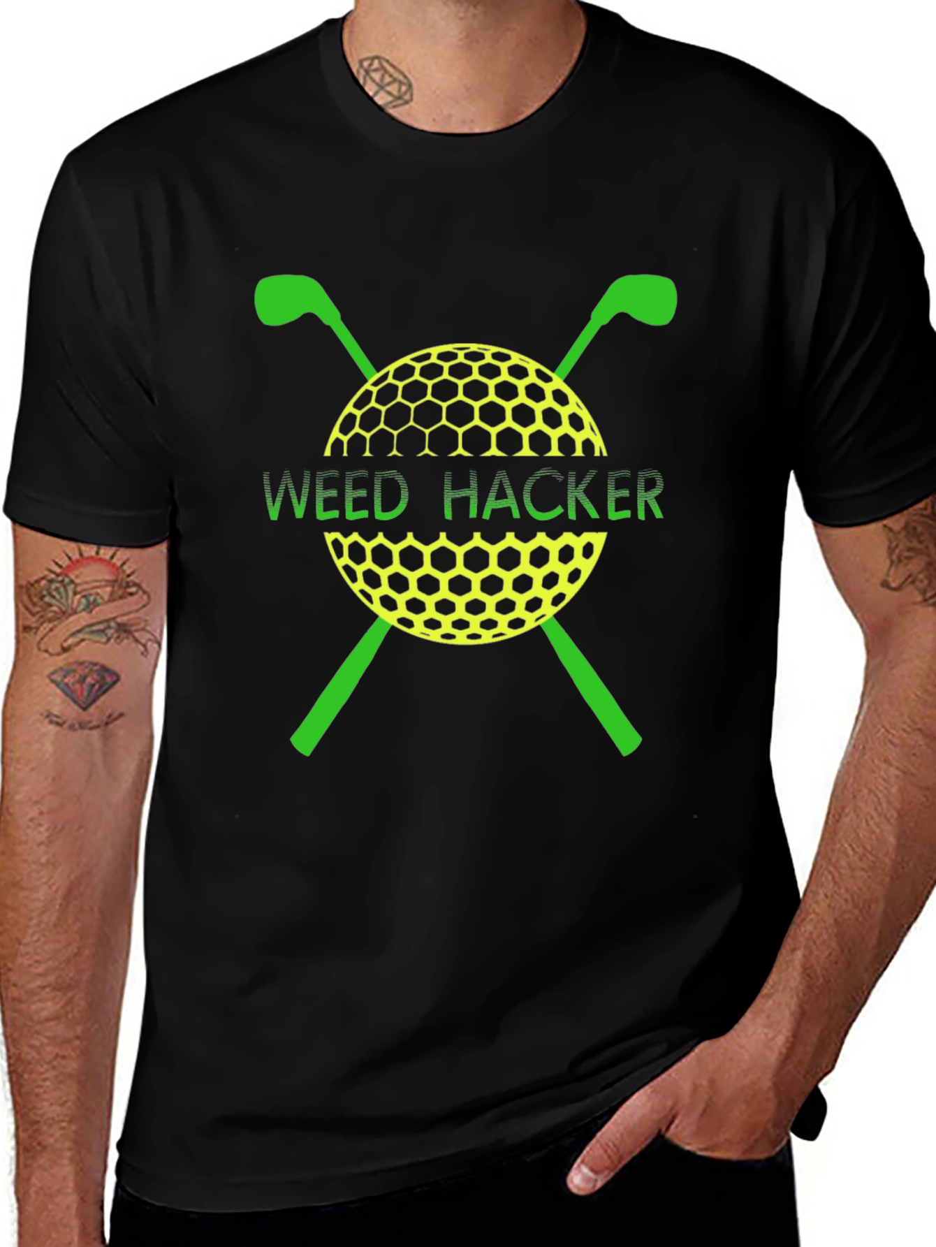 Variant 14 of Weed Hacker Golf T-Shirt - Golfing Gift