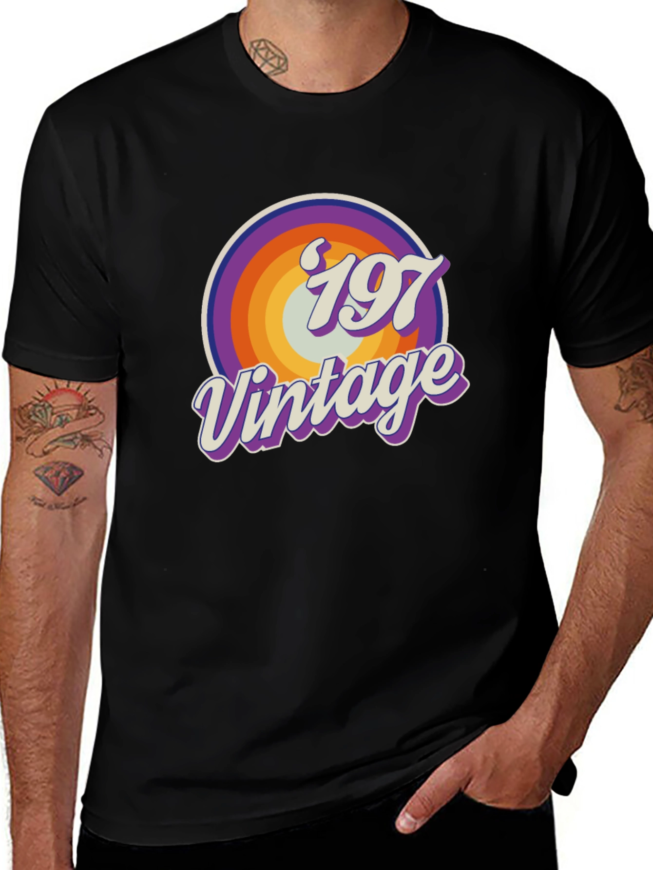 Variant 15 of Retro 1977 Vintage Style Graphic Tee