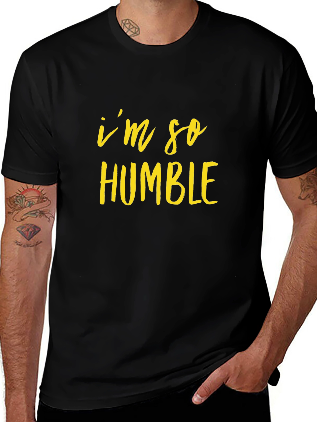 Variant 5 of Humble Statement T-Shirt - Black