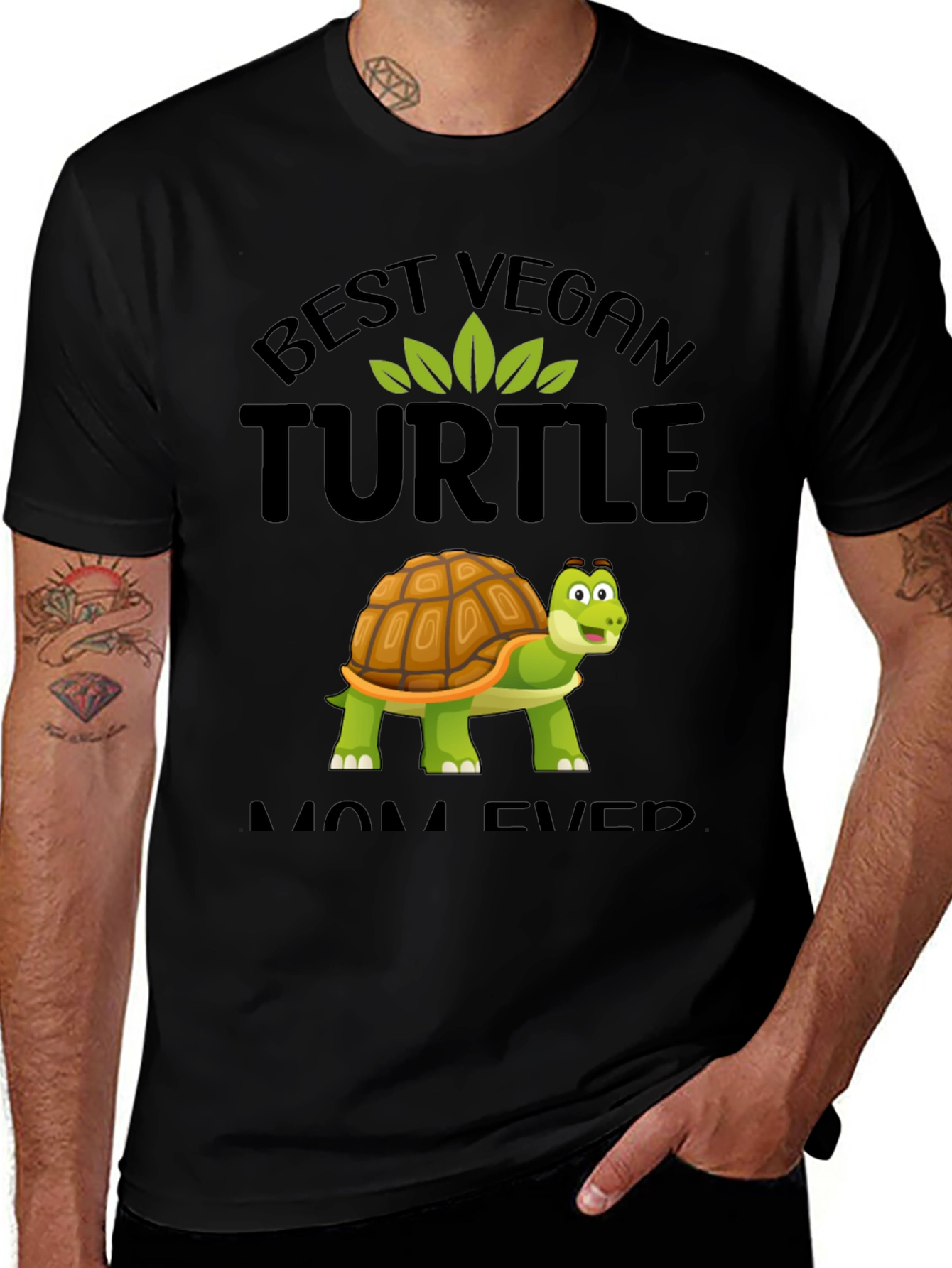 Variant 22 of Best Vegan Turtle Mom Ever T-Shirt