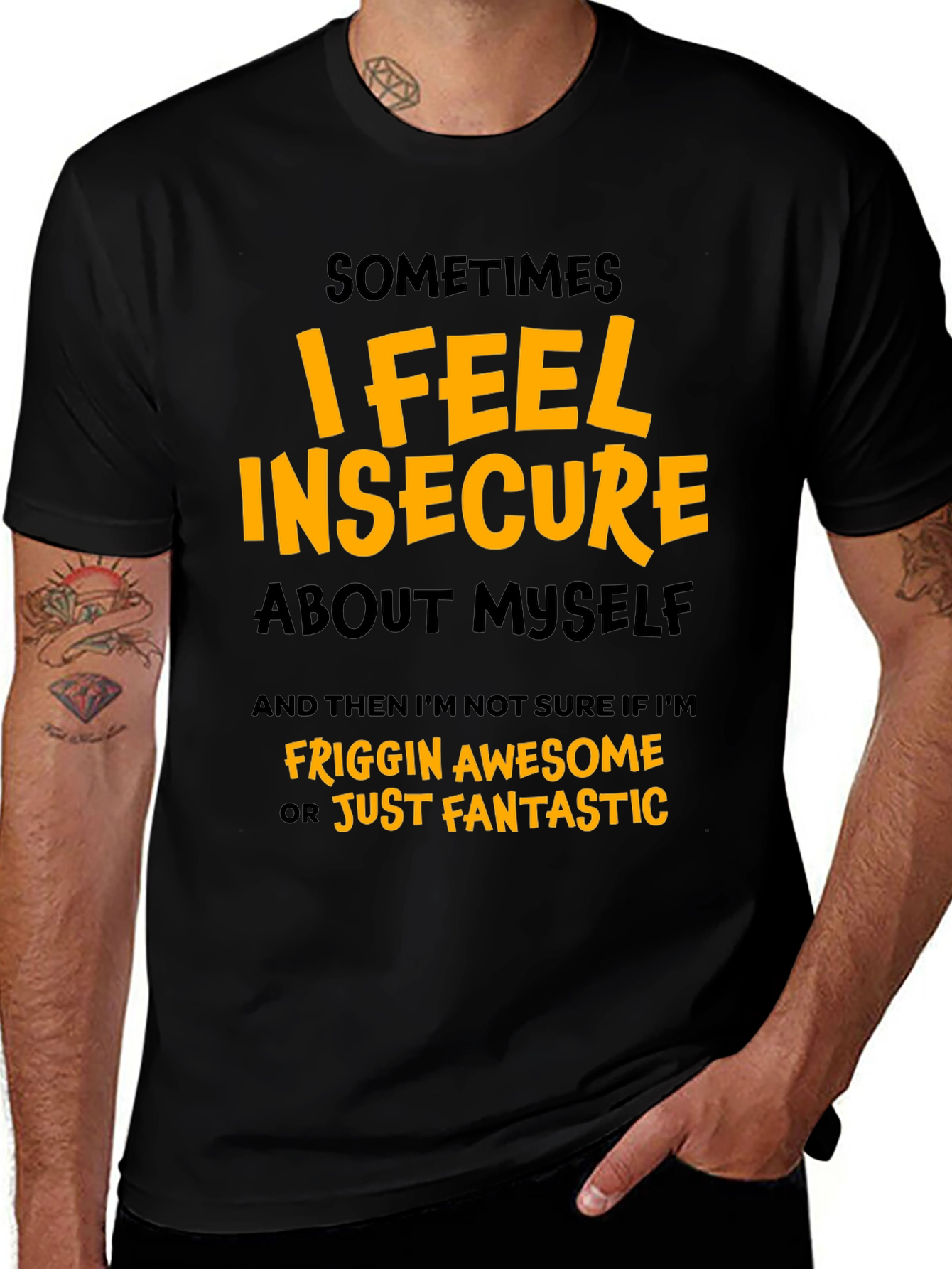 Variant 30 of Insecure Awesome Graphic T-Shirt