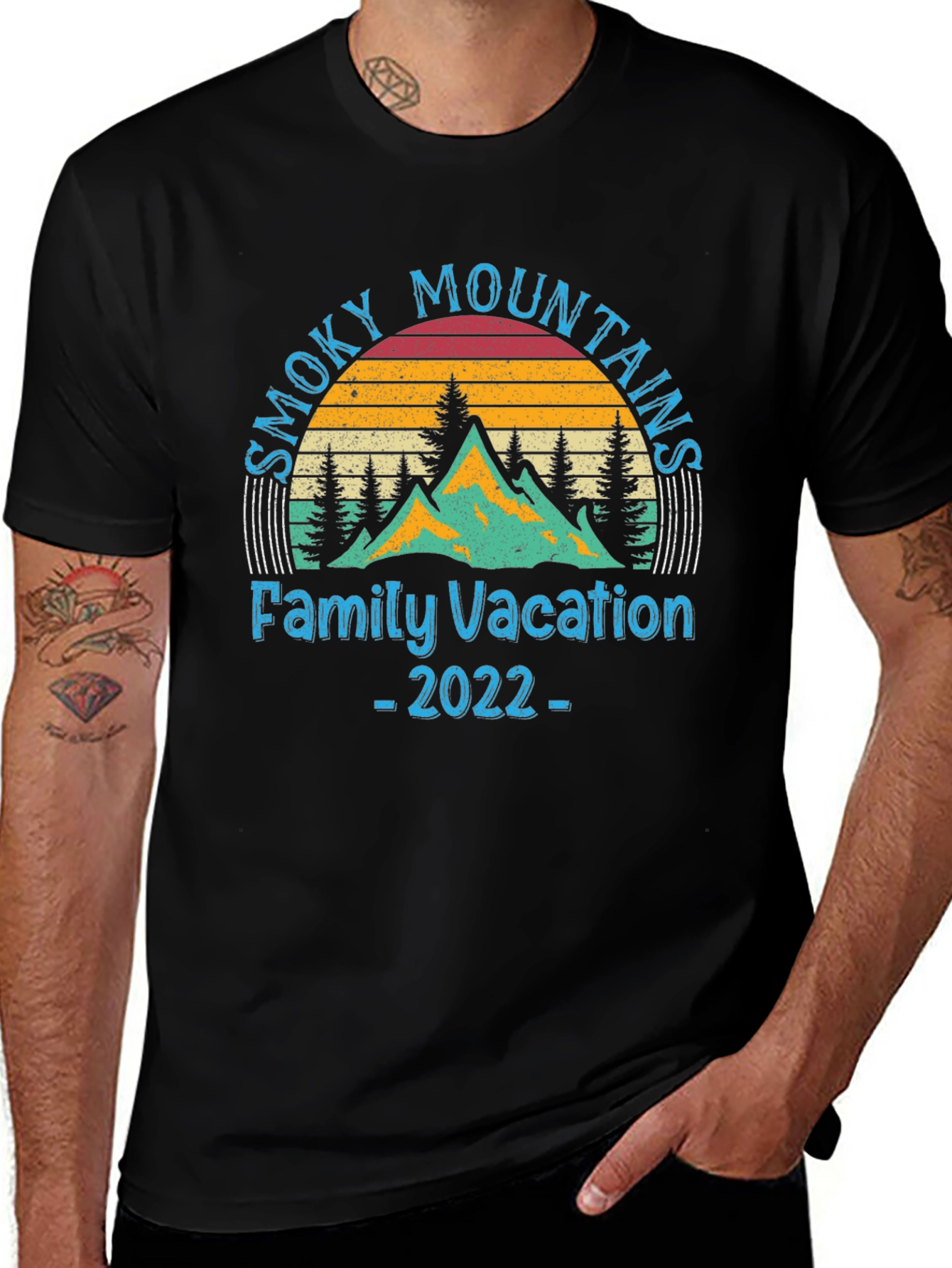 Smoky Mountains Family Vacation 2022 T-Shirt