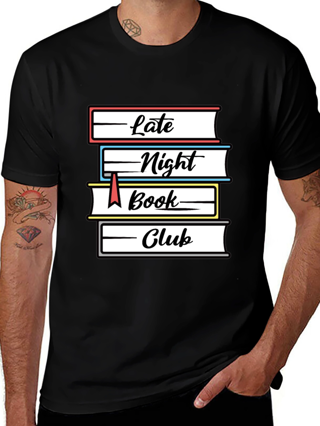 Variant 12 of Late Night Book Club Graphic Tee
