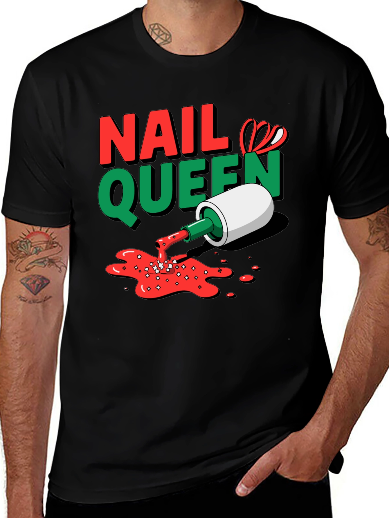 Variant 9 of Nail Queen Graphic T-Shirt