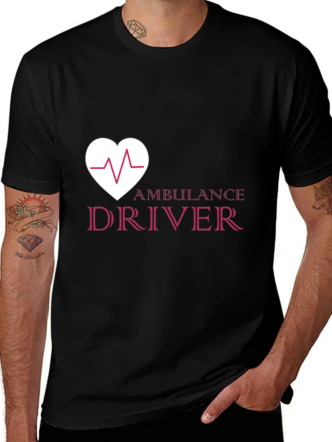 Variant 16 of Ambulance Driver Graphic T-Shirt - Medical Professional