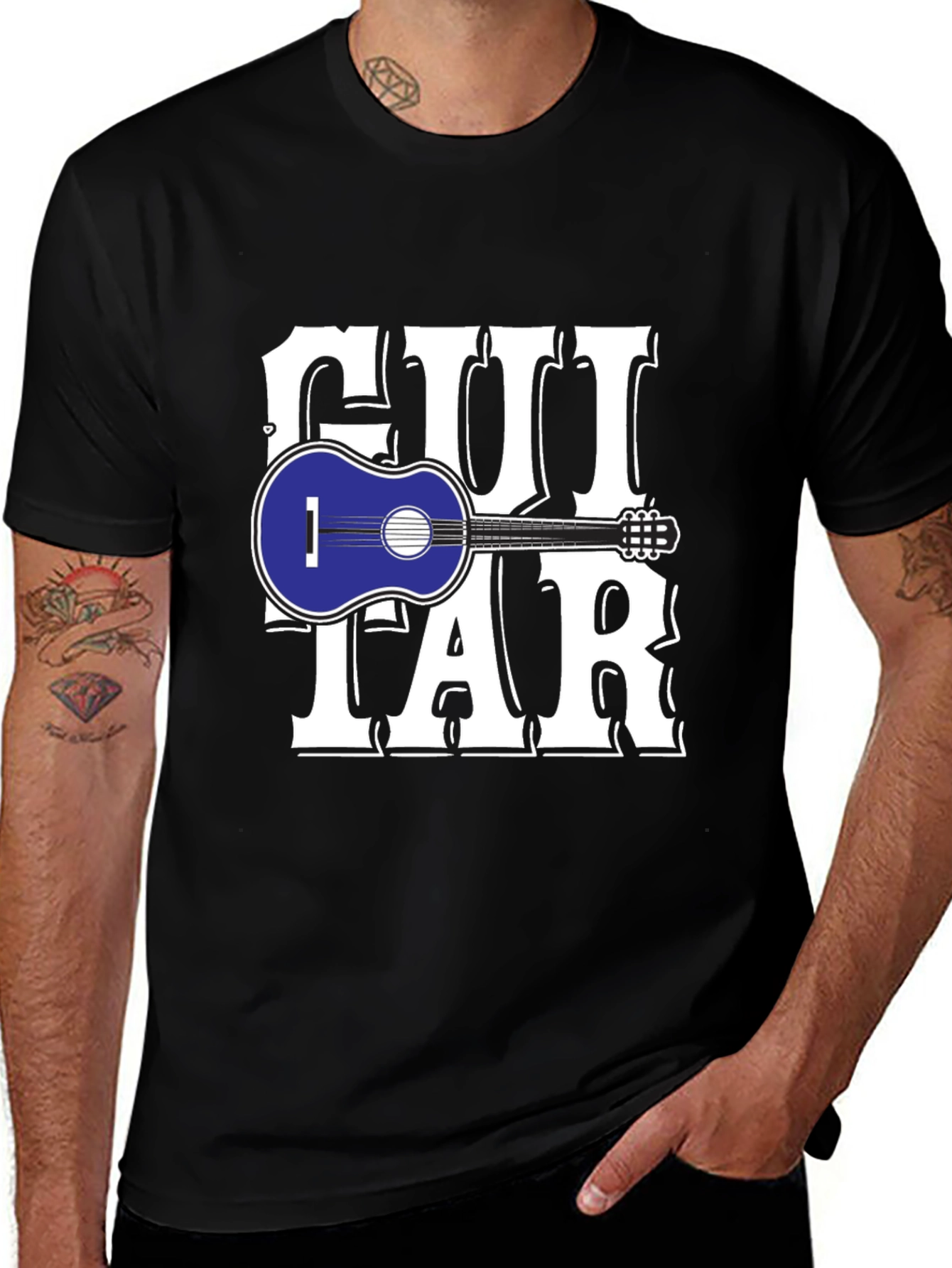 Guitar T-Shirt - Musical Instrument Graphic Tee