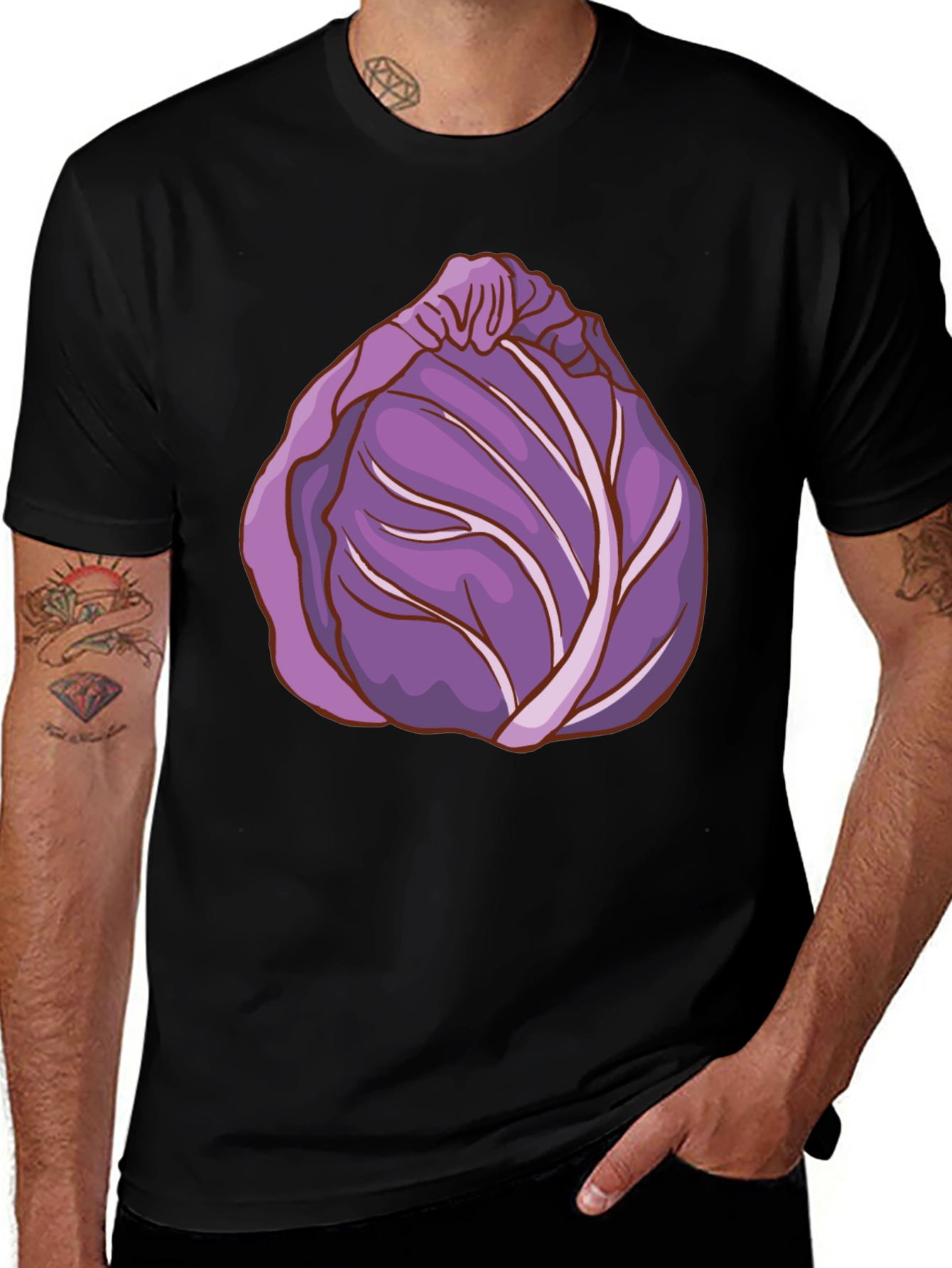 Variant 2 of Red Cabbage Graphic Tee
