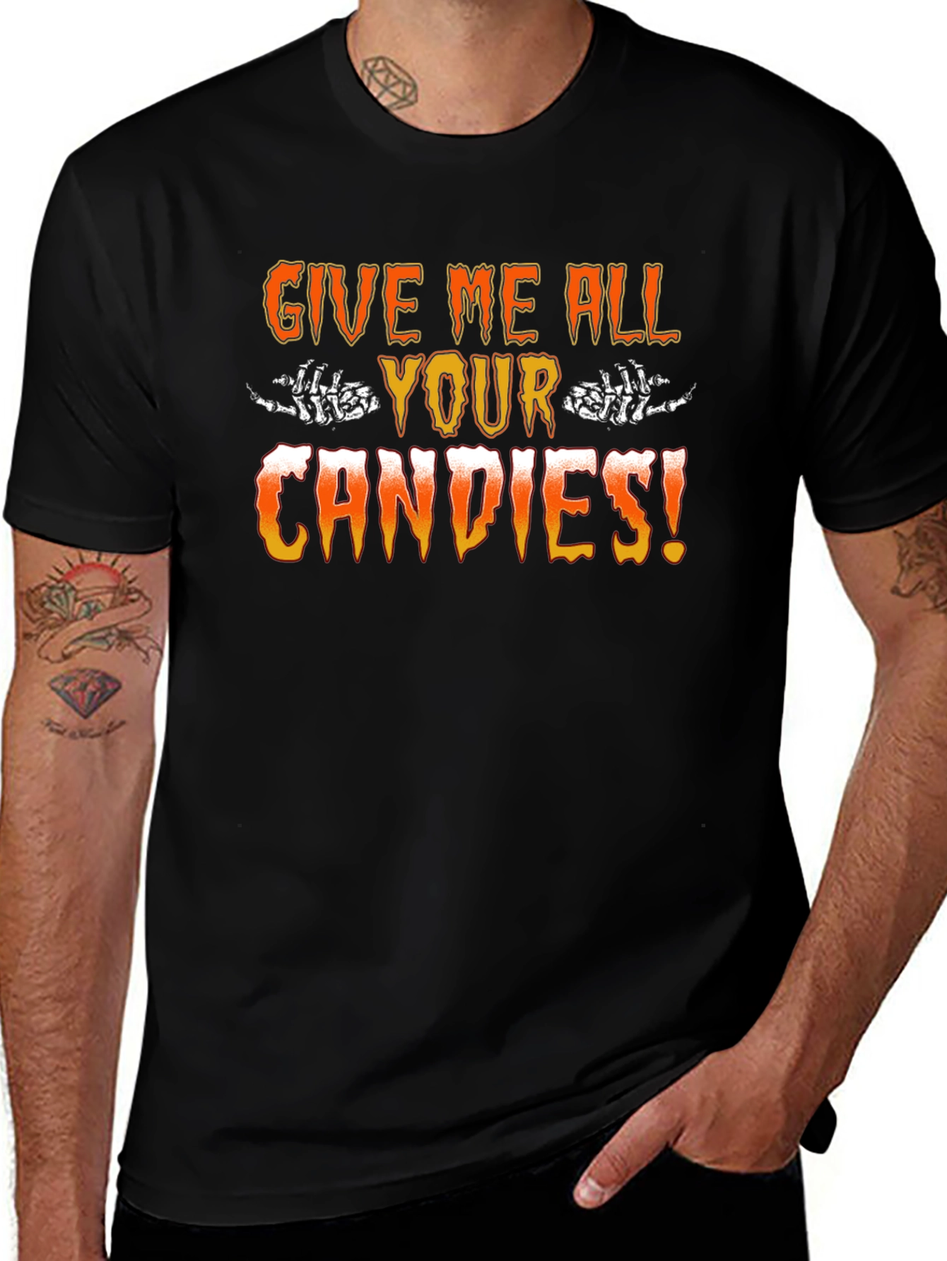 Give Me All Your Candies Halloween T-Shirt