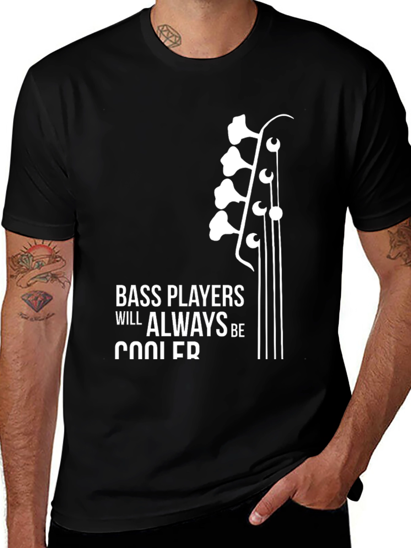 Variant 13 of Bass Players Will Always Be Cooler T-Shirt