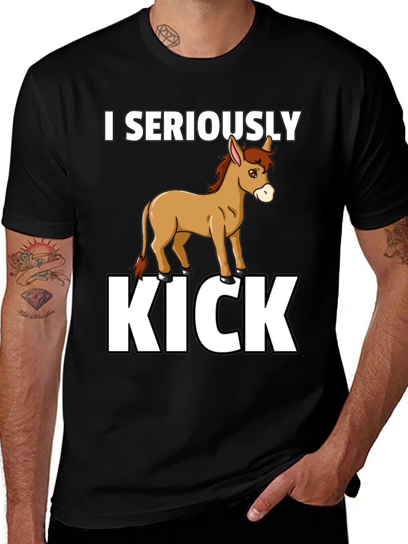 Variant 14 of I Seriously Donkey Kick T-Shirt